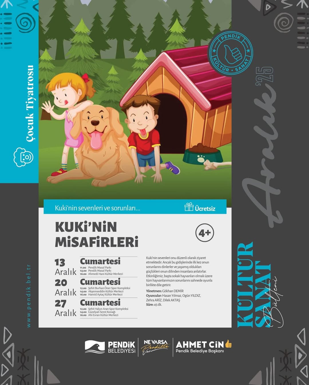 Pendik Kültür Sanat - Çocuk Tiyatrosu: Kuki' nin Misafirleri