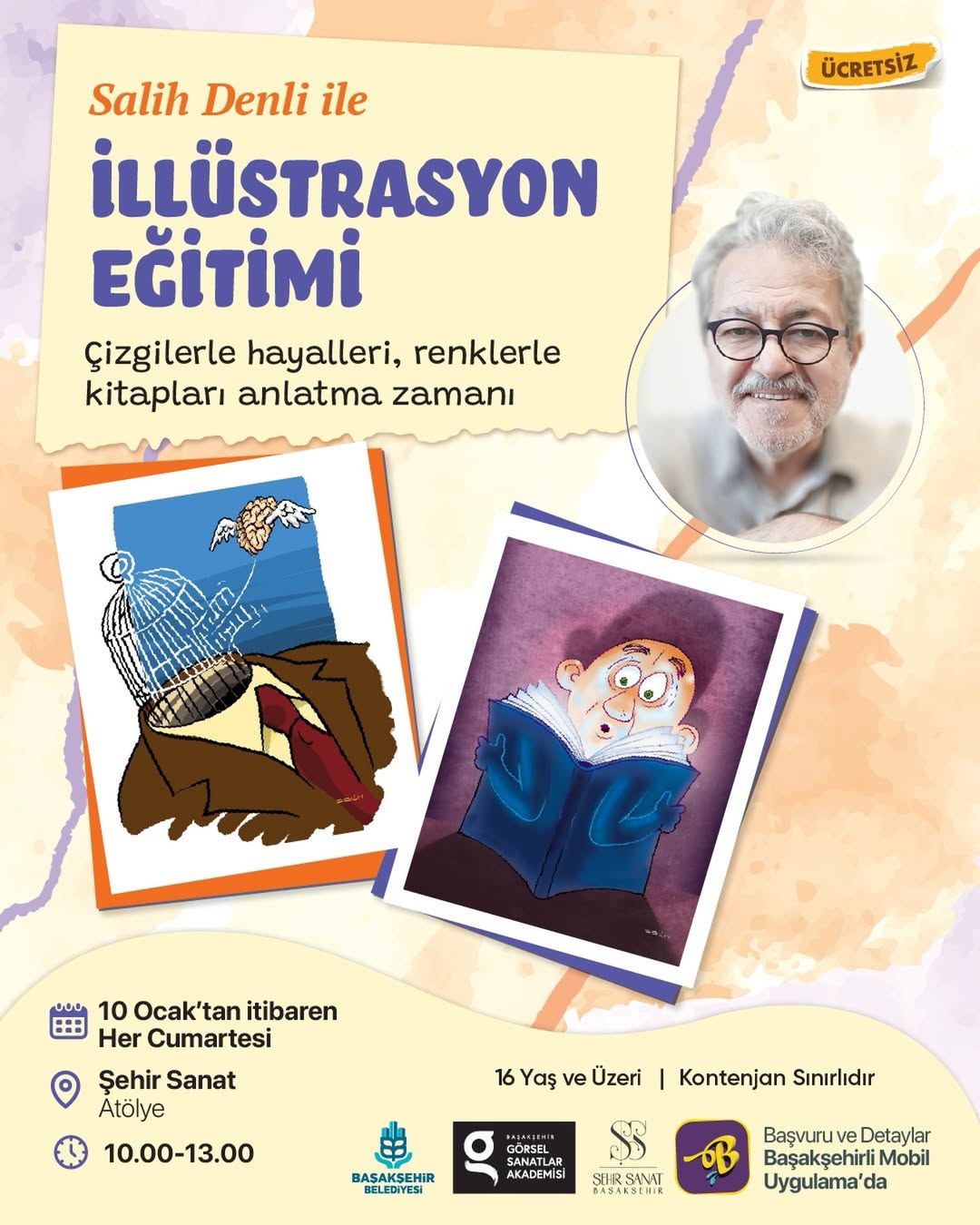 Gelenekli ve Görsel Sanatlar - Salih Denli ile İllüstrasyon Eğitimi başlıyor!