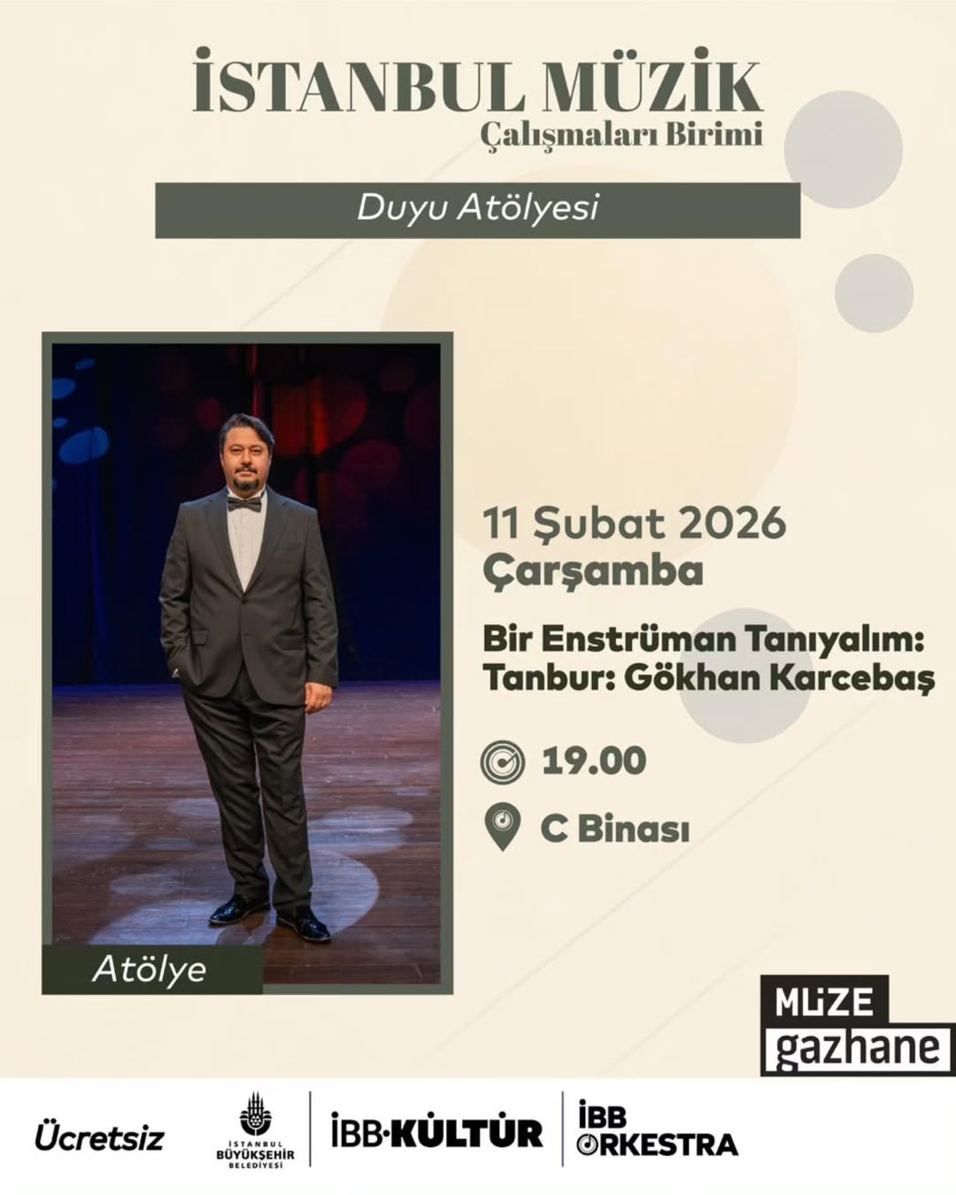 İBB Orkestra - Bir Enstrüman Tanıyalım / Tanbur: Gökhan Karcebaş