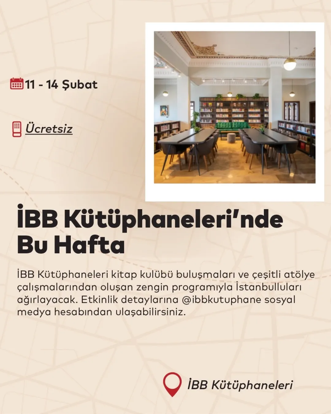 İBB Kültür - İBB Kütüphane Programı
