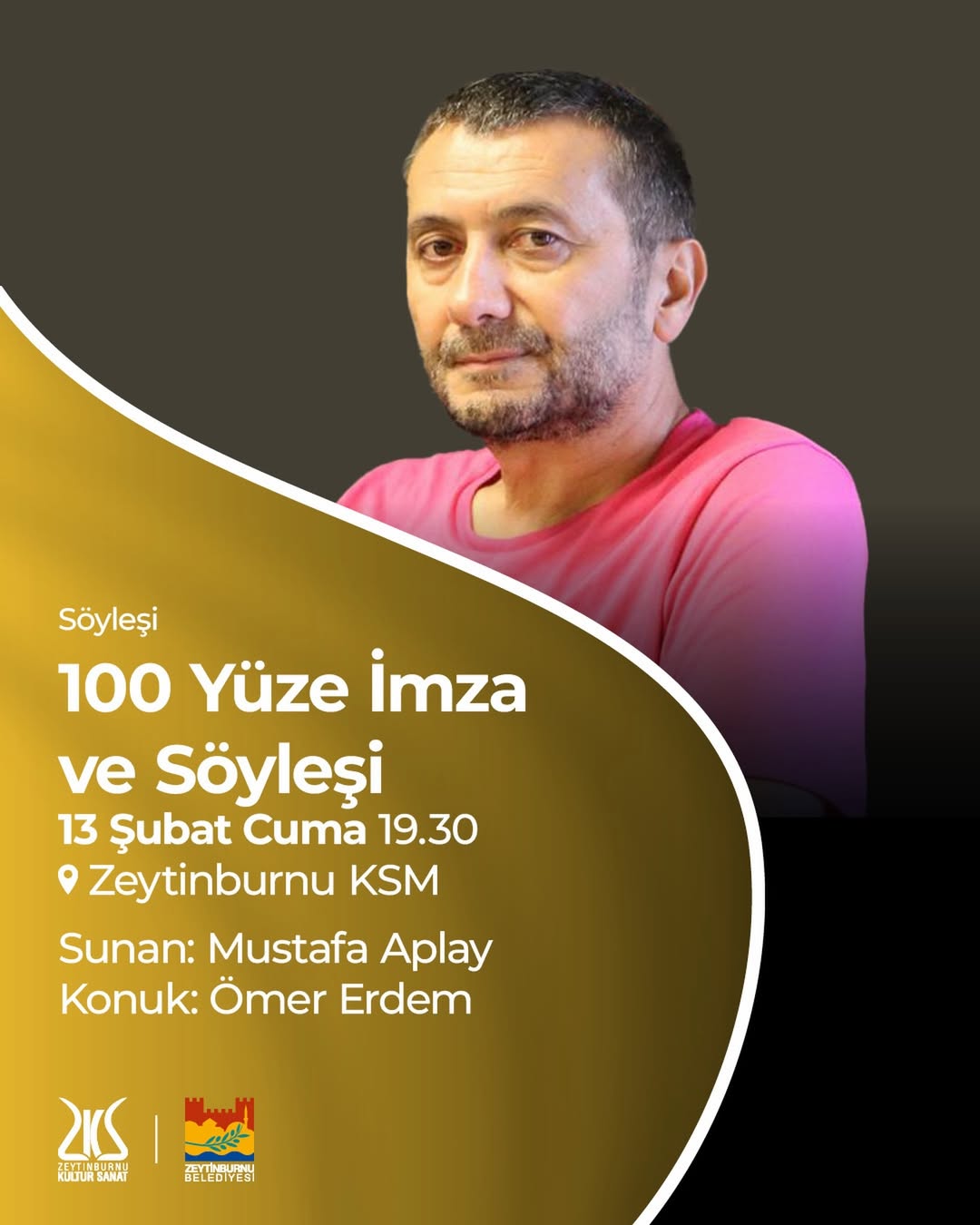 Zeytinburnu KSM- 100 Yüze İmza ve Söyleşi/Ömer Erdem