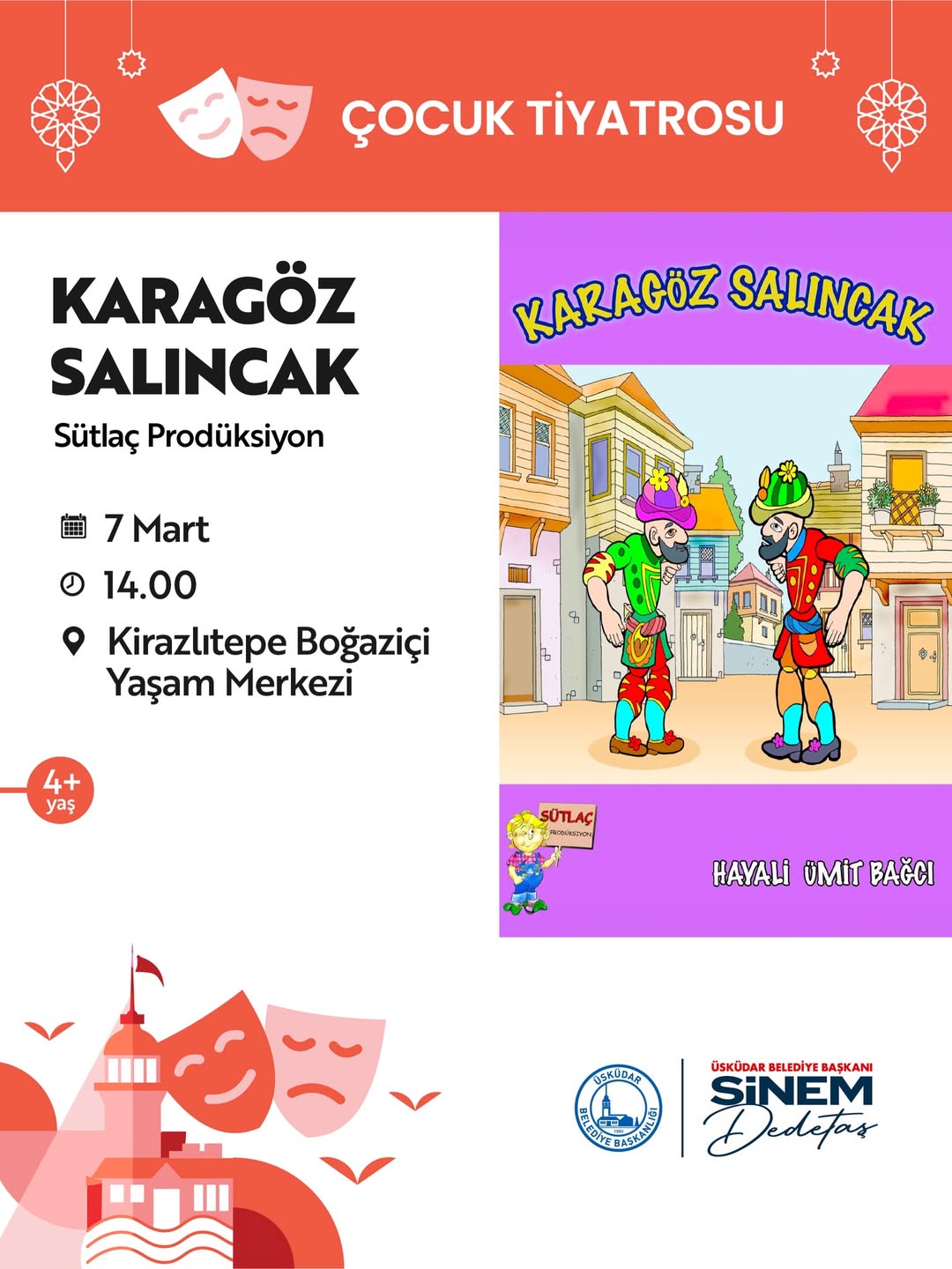 Üsküdar Kültür Sanat - "Karagöz Salıncak" Çocuk Tiyatrosu