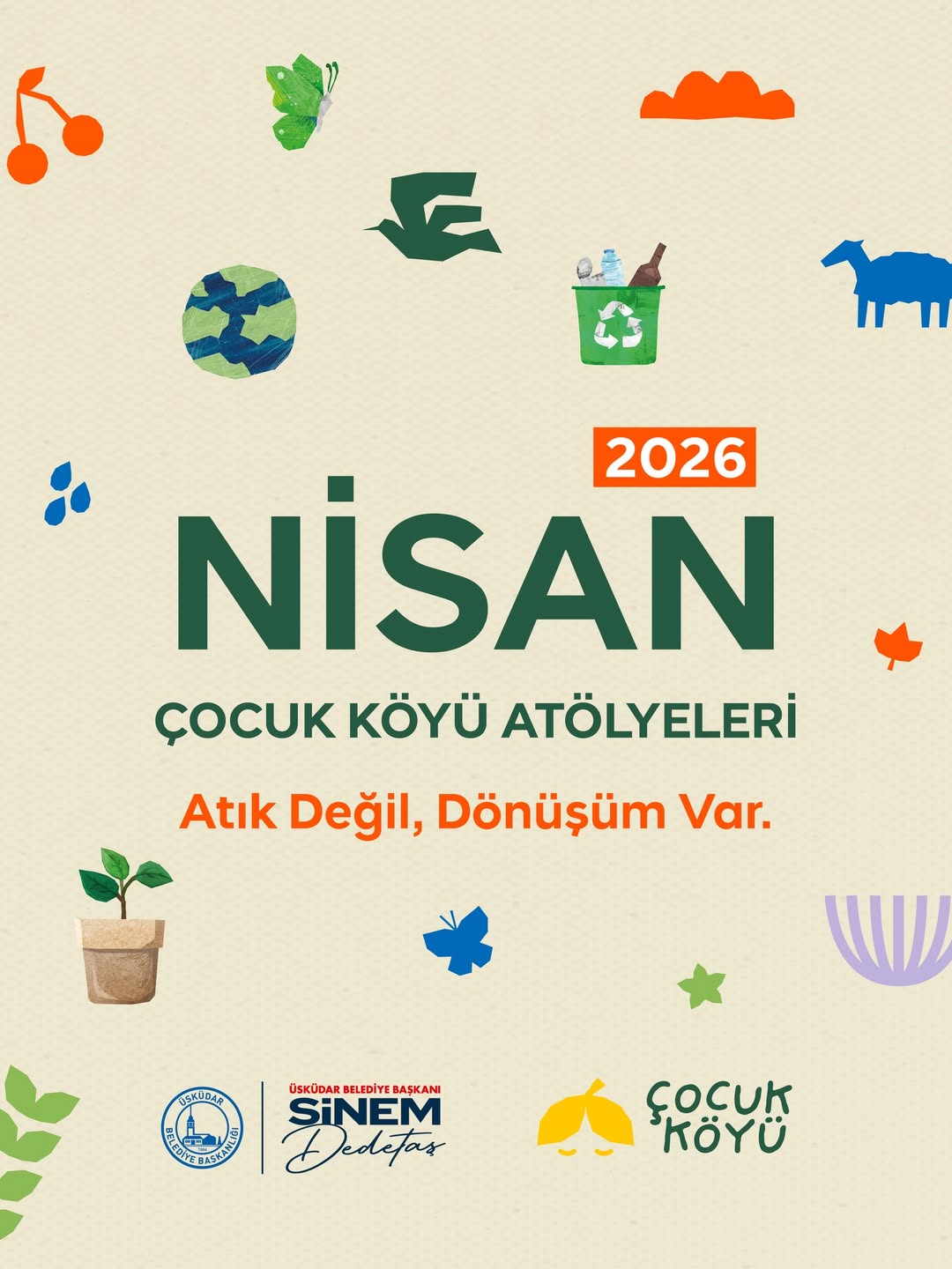Üsküdar Kültür Sanat - Üsküdar Çocuk Köyü Nisan Ayı Atölyeleri