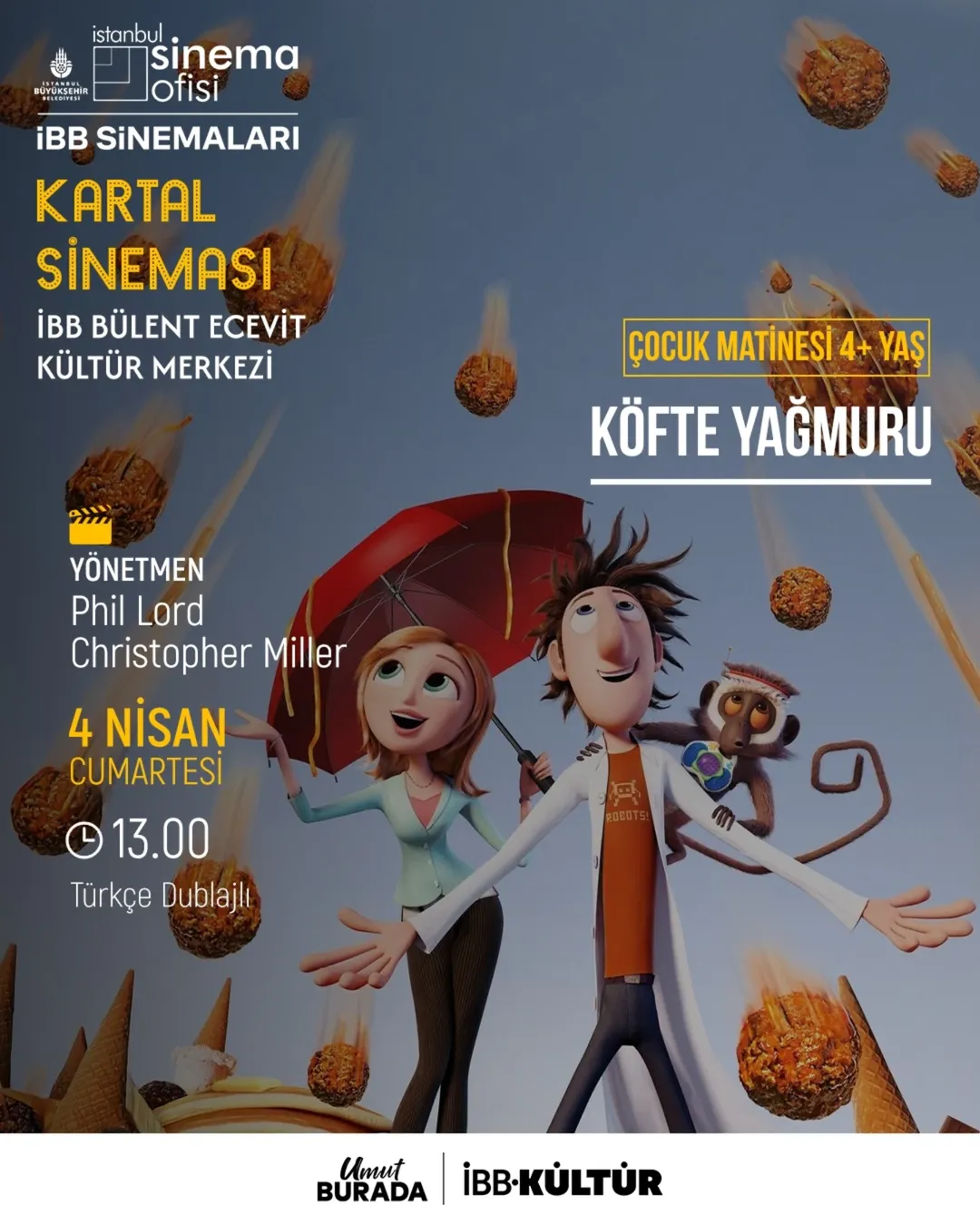 İBB Kültür - İBB Kartal Sineması: Köfte Yağmuru