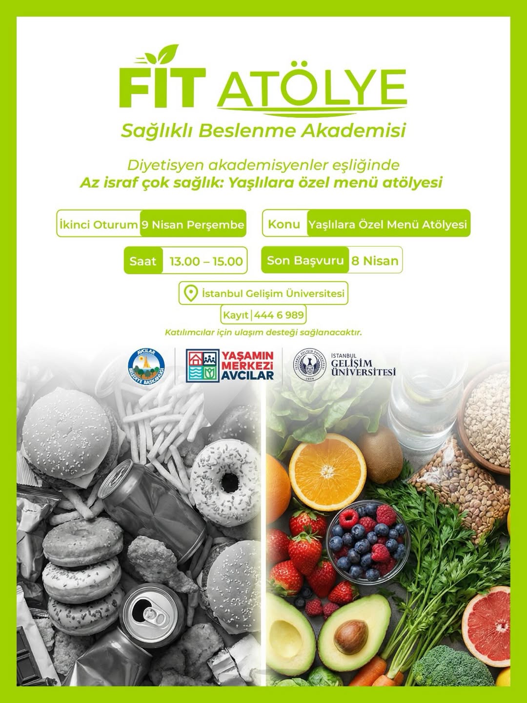 Avcılar Belediyesi- Sağlıklı Beslenme Atölyesi