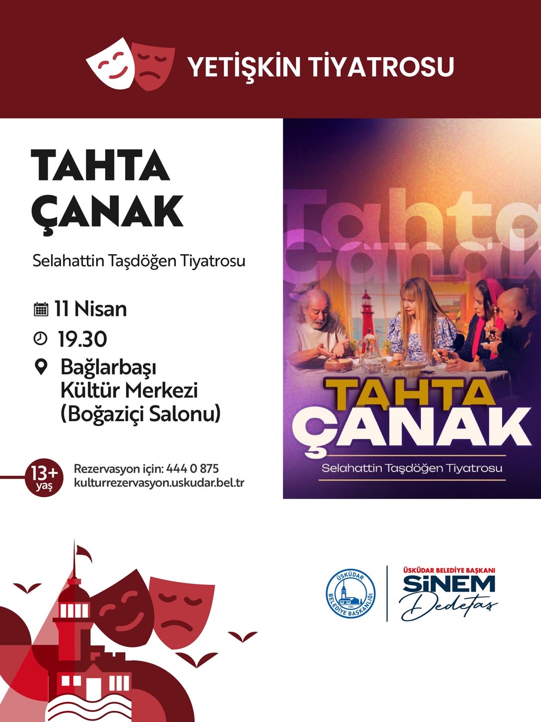 Üsküdar Kültür Sanat - "Tahta Çanak" Yetişkin Tiyatrosu