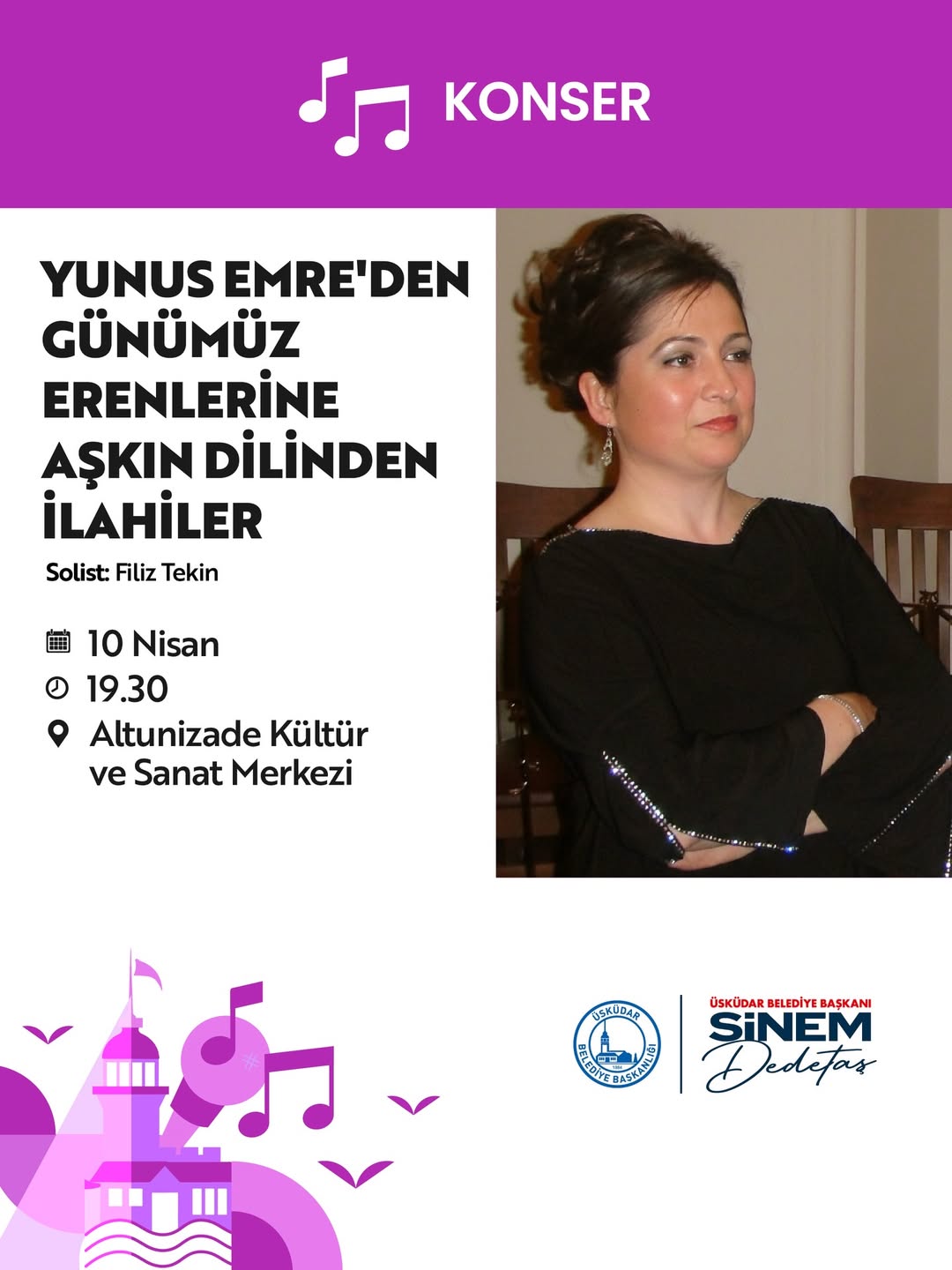 Üsküdar Kültür Sanat - “Yunus Emre’den Günümüz Erenlerine Aşkın Dilinden İlahiler” Konseri