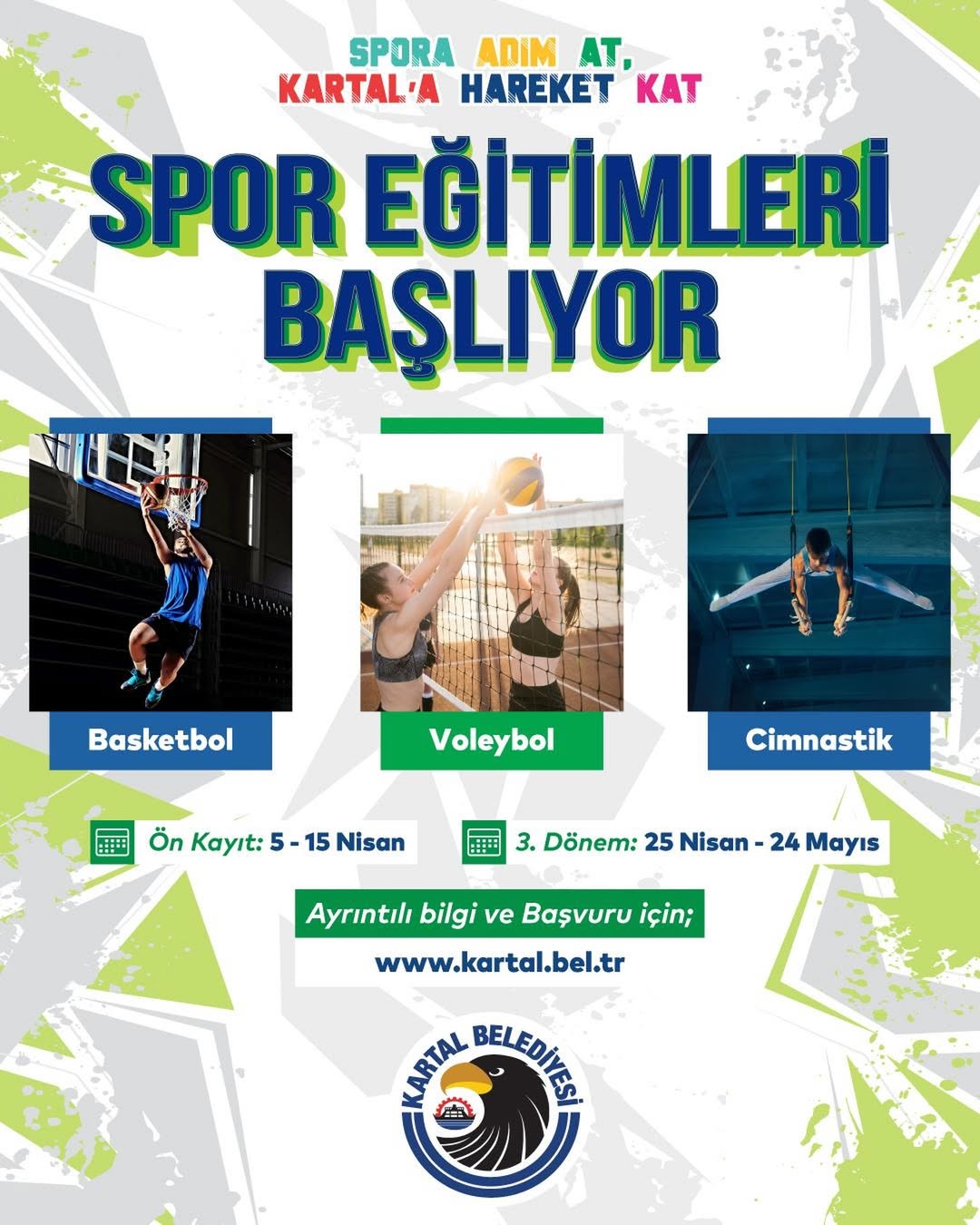 Kartal Belediyesi- Spor Eğitimleri Başlıyor