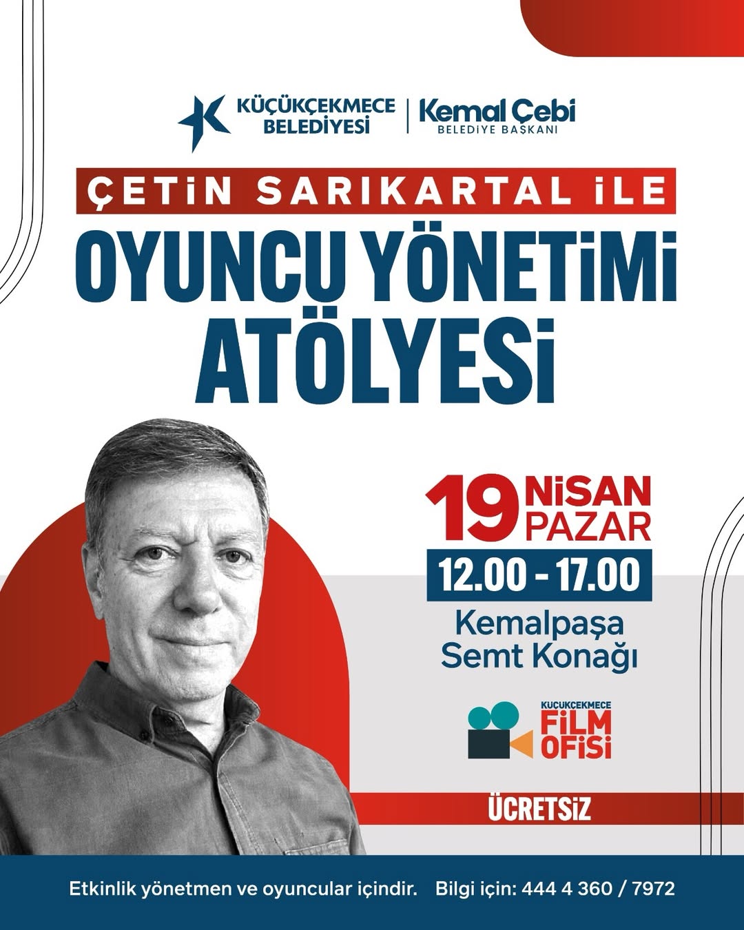 Küçükçekmece Belediyesi- Çetin Sarıkartal İle Oyuncu Yönetim Atölyesi