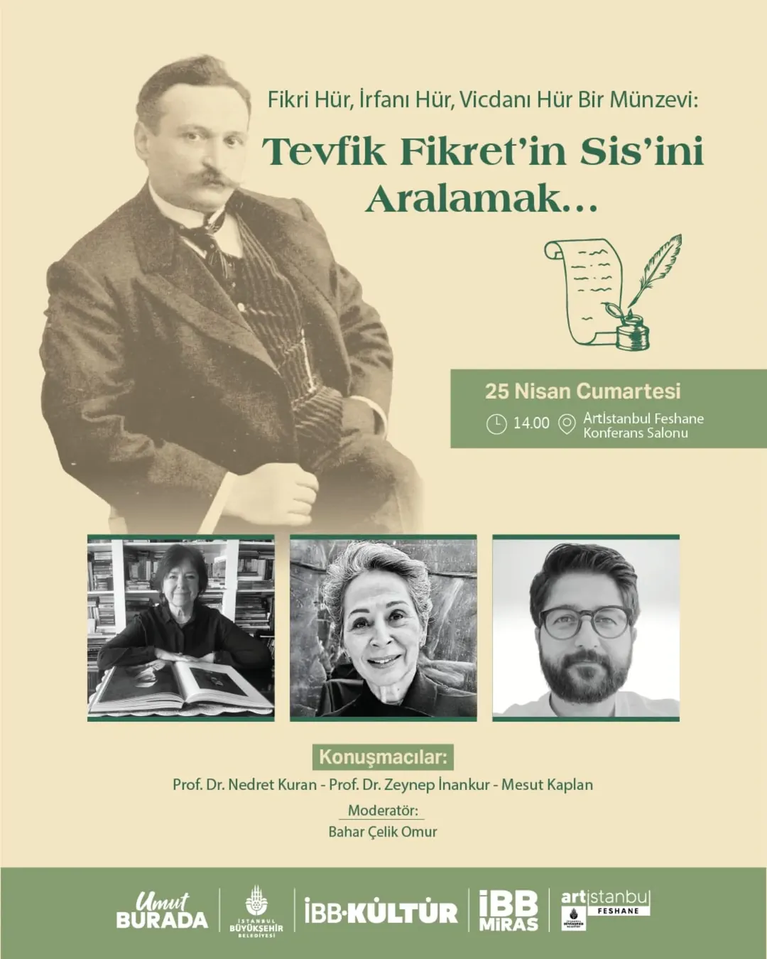 İBB Kültür - "Tevfik Fikret’in Sis’ini Aralamak..." Söyleşisi
