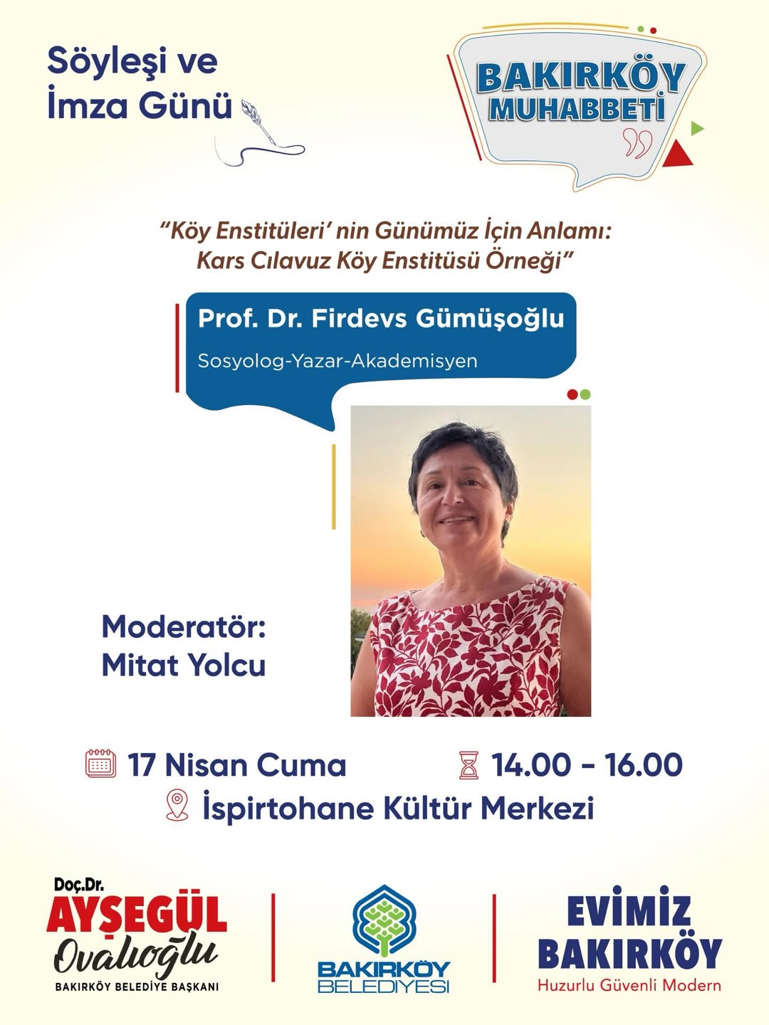 Bakırköy Belediyesi - Bakırköy Muhabbeti: Dr. Firdevs Gümüşoğlu