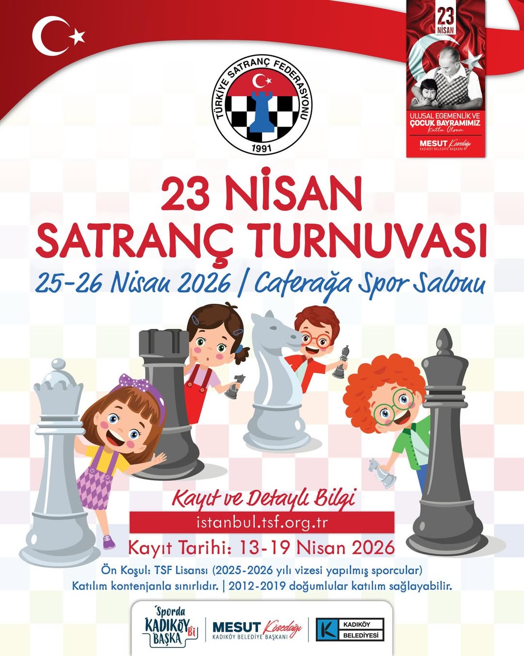 Kadıköy Belediyesi- 23 Nisan Satranç Turnuvası