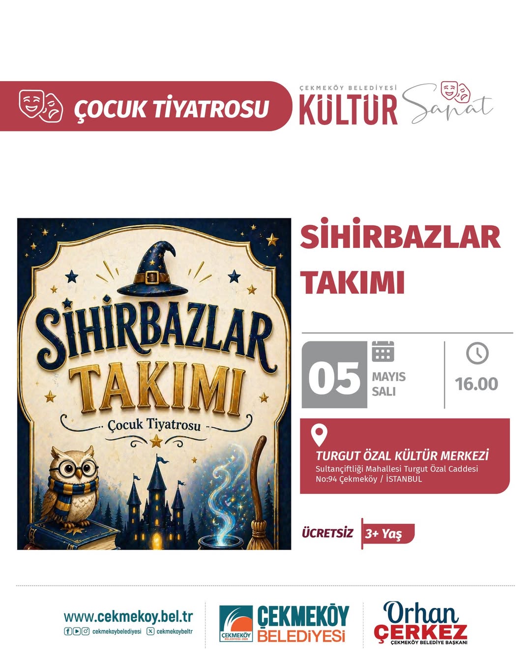 Çekmeköy Belediyesi - Sihirbazlar Takımı (Çocuk Tiyatrosu)