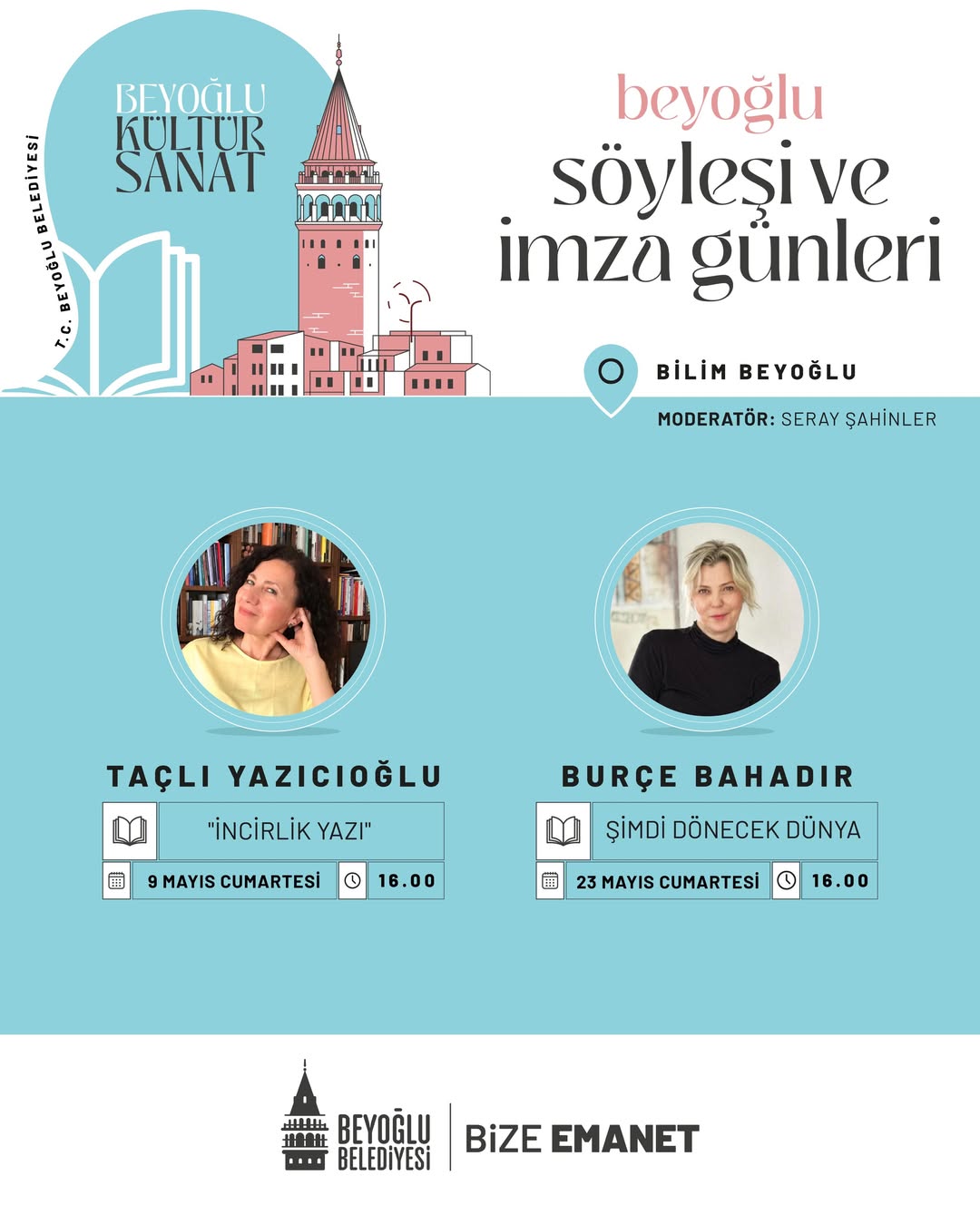Beyoğlu Belediyesi - Beyoğlu Söyleşi ve İmza Günleri