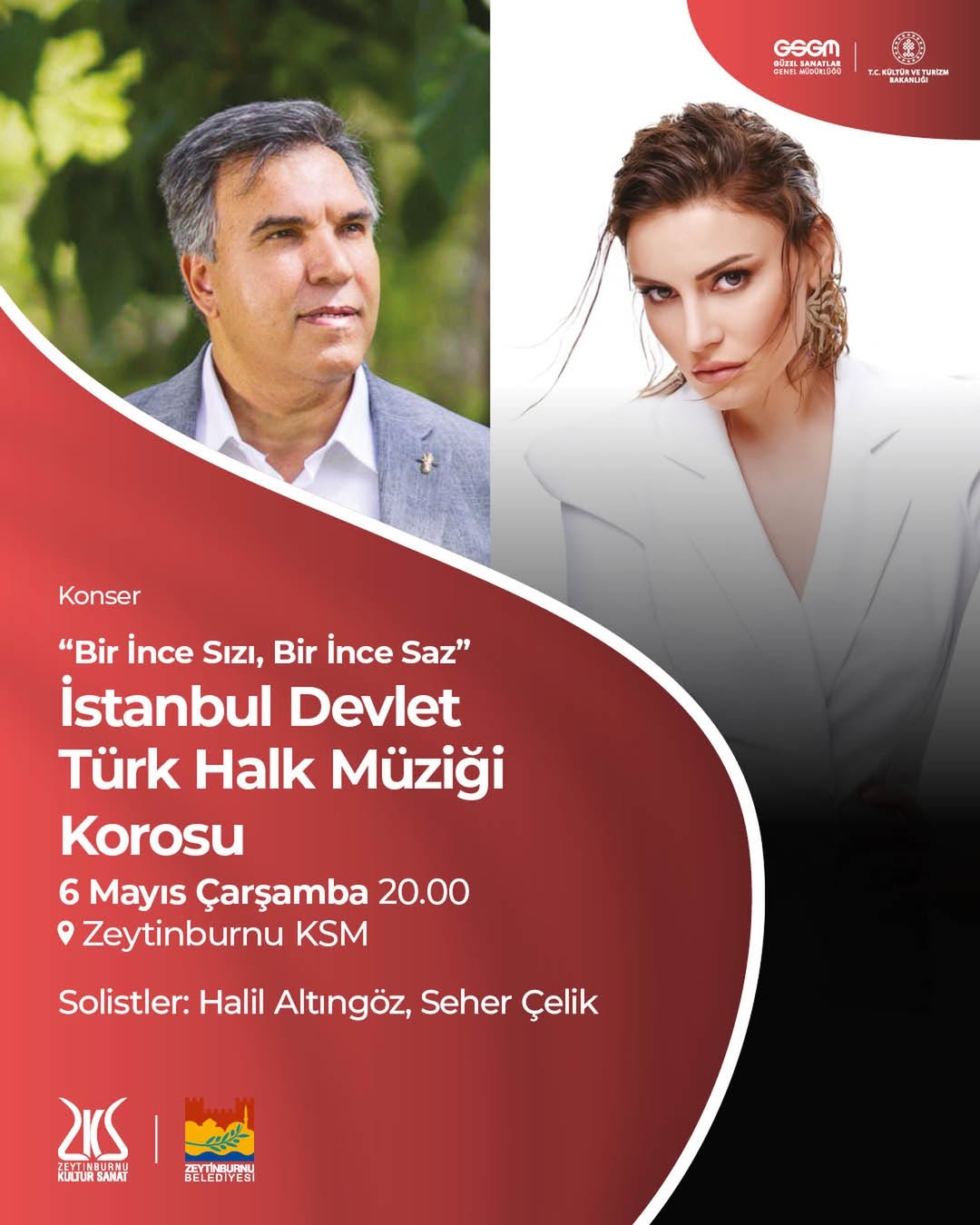 Zeytinburnu KSM- Bir İnce Sızı, Bir İnce Saz/Halil Altıngöz-Seher Çelik