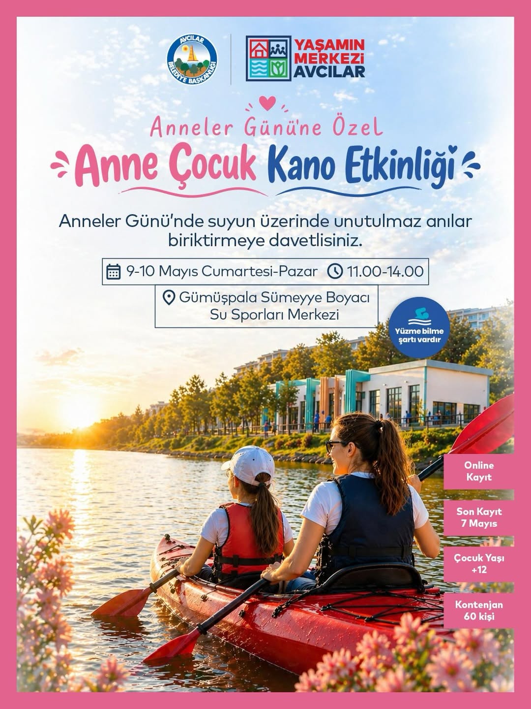 Avcılar Belediyesi- Anne Çocuk Kano Etkinliği
