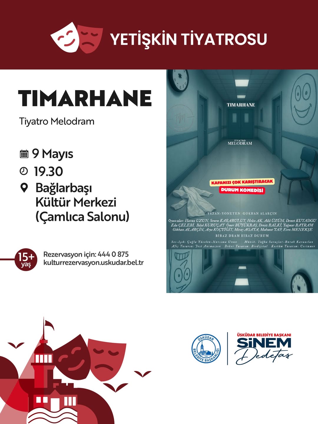 Üsküdar Kültür Sanat - "Tımarhane" Yetişkin Tiyatrosu
