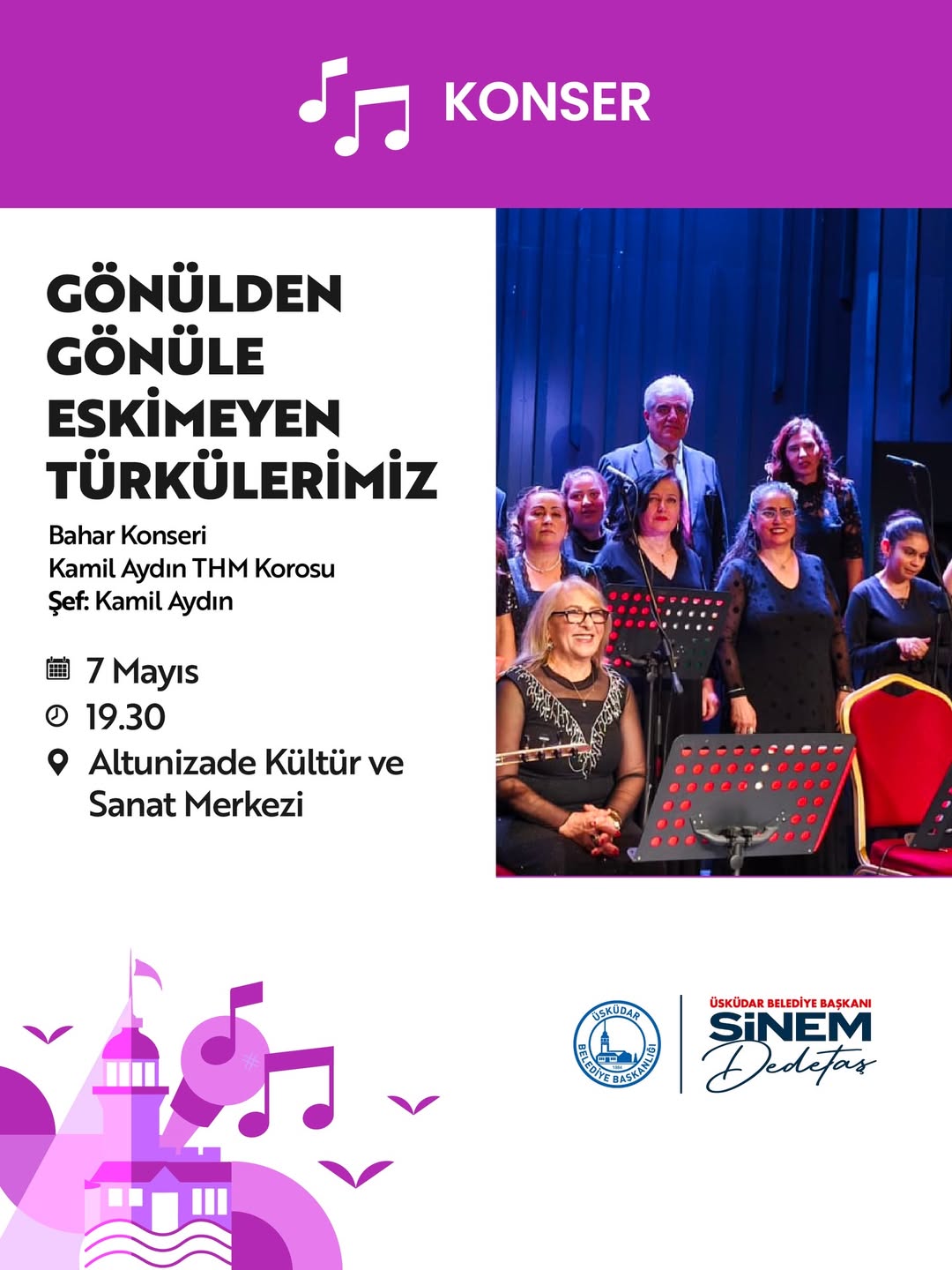 Üsküdar Kültür Sanat - "Gönülden Gönüle Eskimeyen Türkülerimiz" Konseri