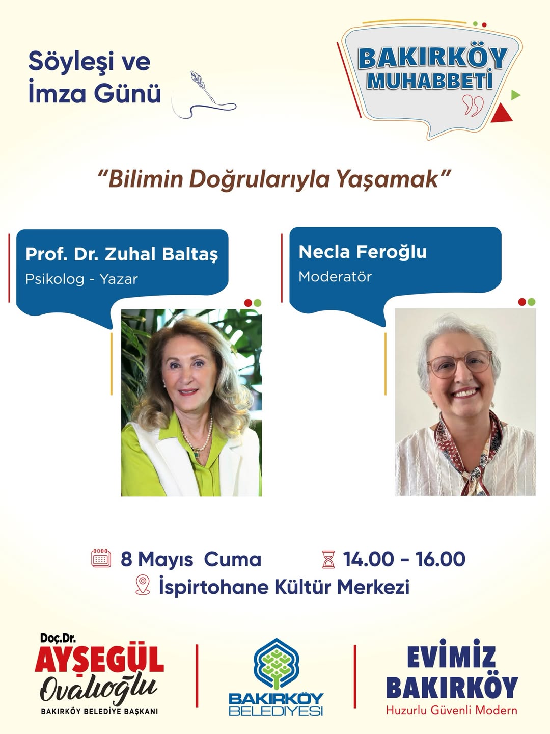 Bakırköy Belediyesi - Bakırköy Muhabbeti: Prof. Dr. Zuhal Baltaş & Necla Feroğlu