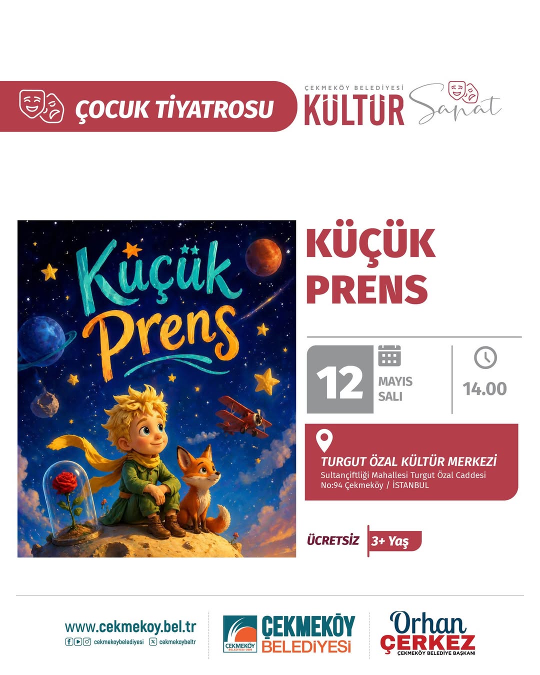Çekmeköy Belediyesi - Çocuk Tiyatrosu:  Küçük Prens