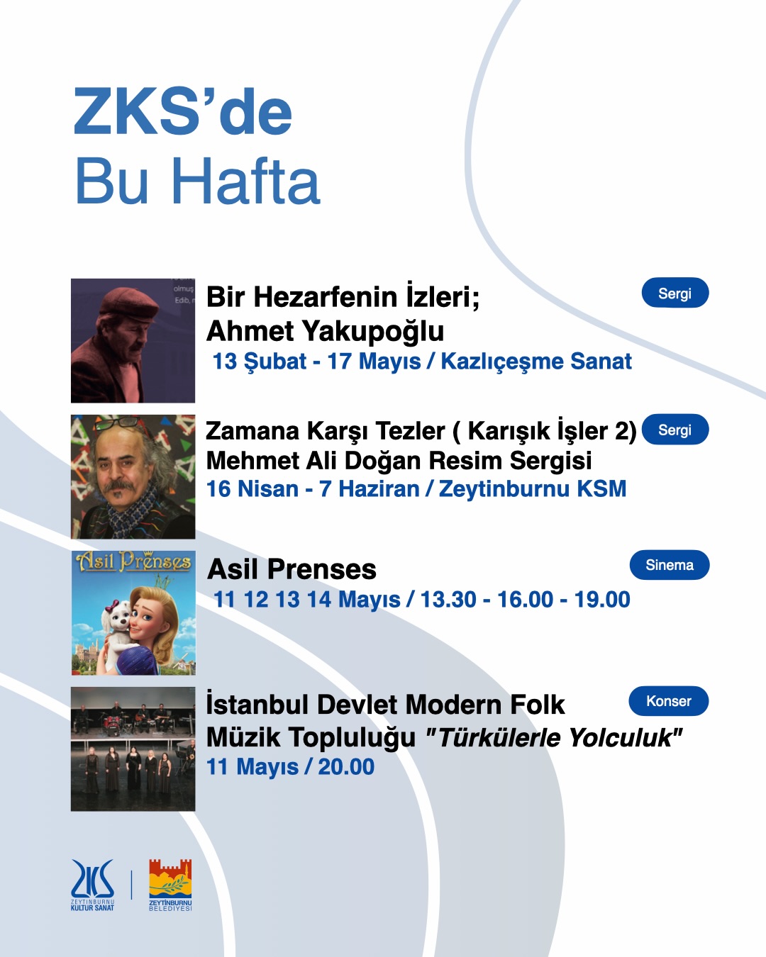 Zeytinburnu Kültür Sanat - ZKS’de bu hafta