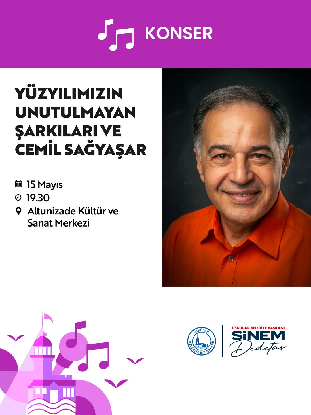 Üsküdar Kültür Sanat - “Yüzyılımızın Unutulmayan Şarkıları” Konseri