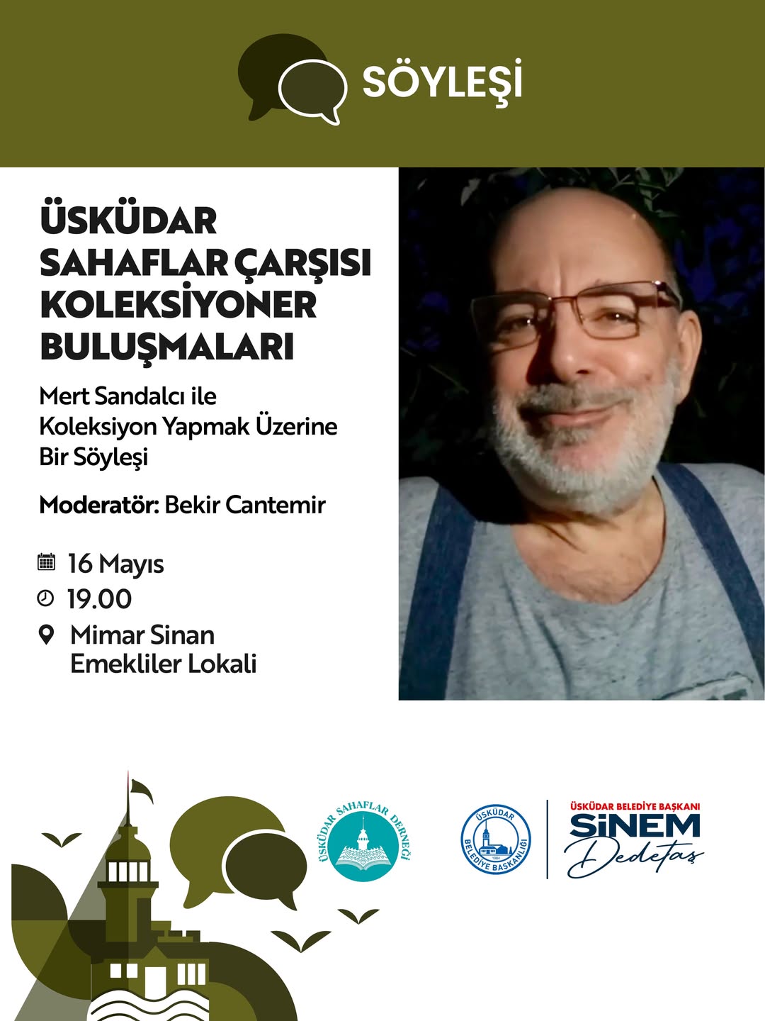 Üsküdar Kültür Sanat - Üsküdar Sahaflar Çarşısı Koleksiyoner Buluşmaları: Mert Sandalcı