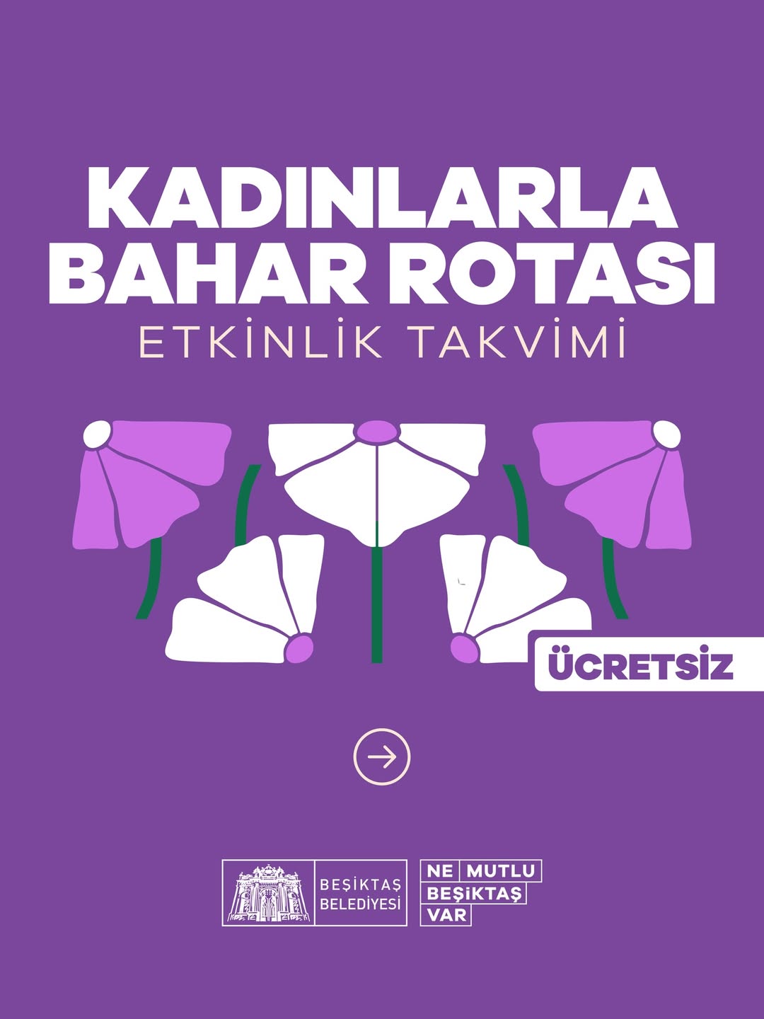 Beşiktaş Belediyesi - Kadınlarla Bahar Rotası Etkinlik Takvimi