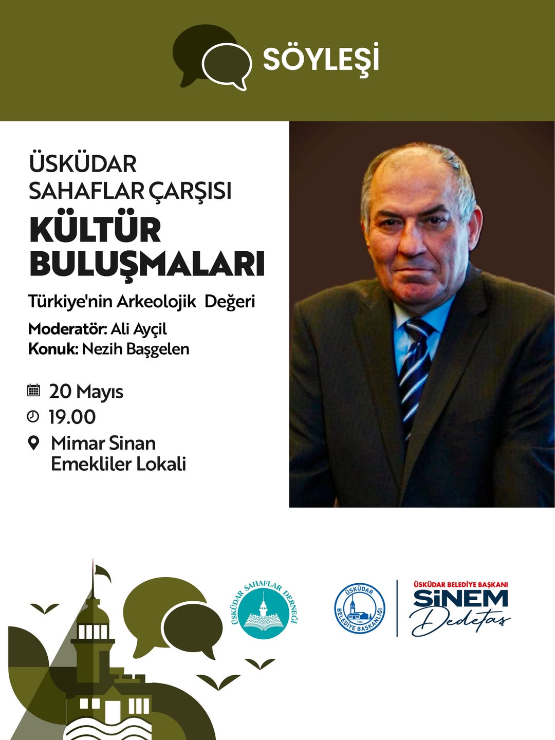 Üsküdar Kültür Sanat - Üsküdar Sahaflar Çarşısı Kültür Buluşmaları: Nezih Başgelen Söyleşisi