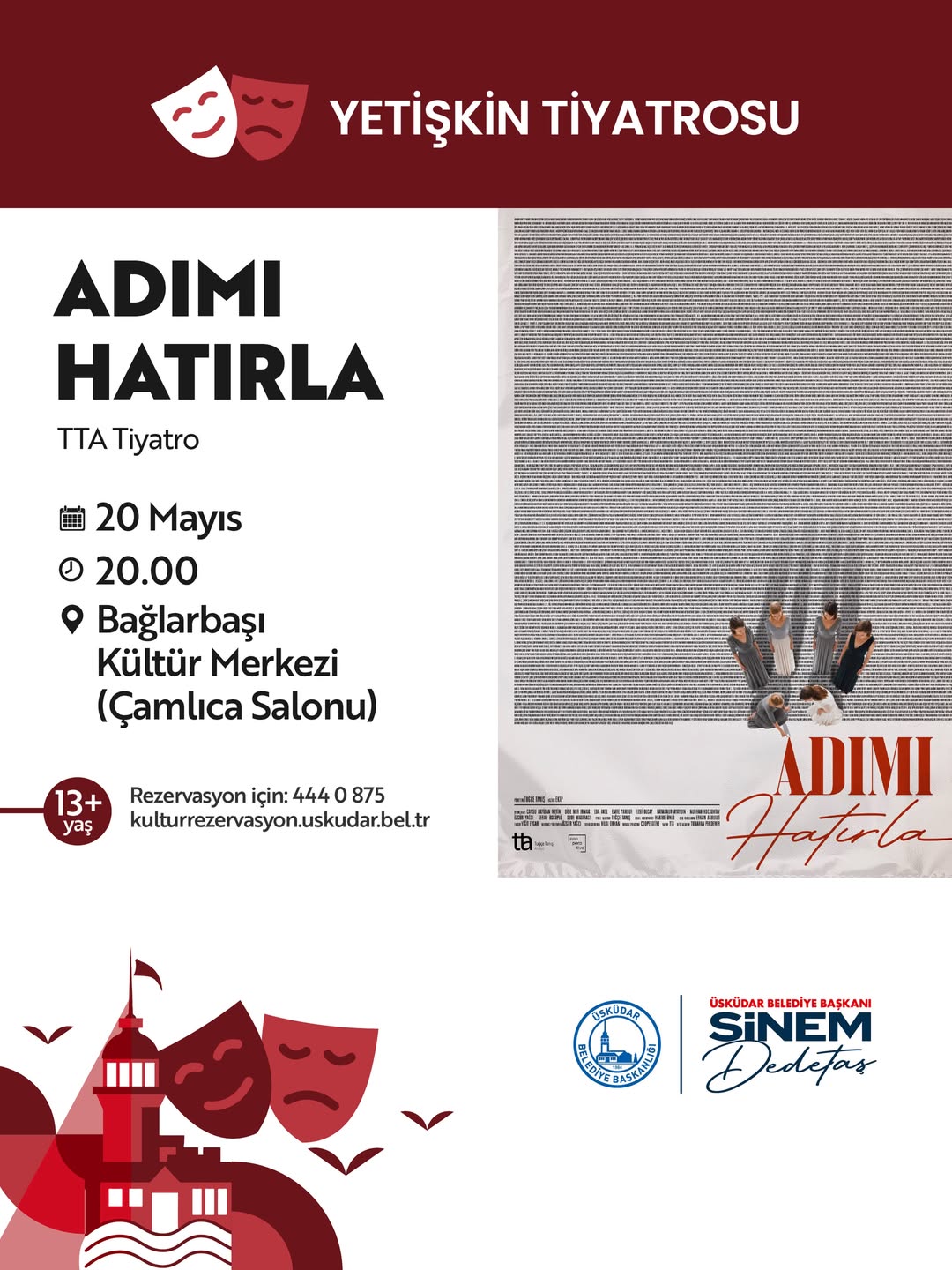Üsküdar Kültür Sanat - “Adımı Hatırla” Yetişkin Tiyatrosu