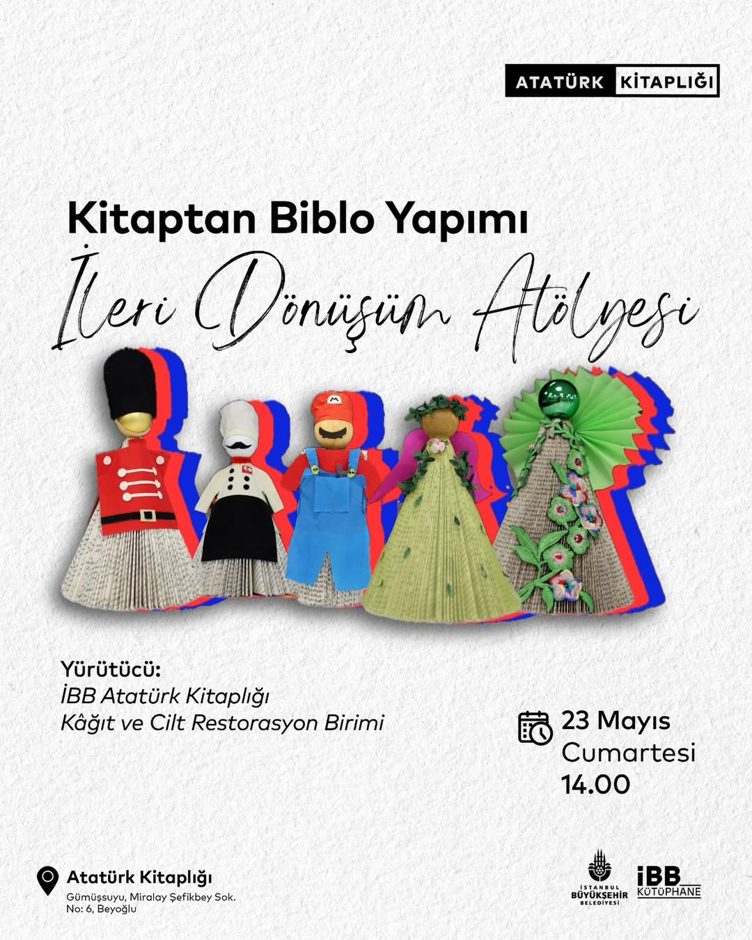 İstanbul Büyükşehir Belediyesi- Kitaptan Biblo Yapımı