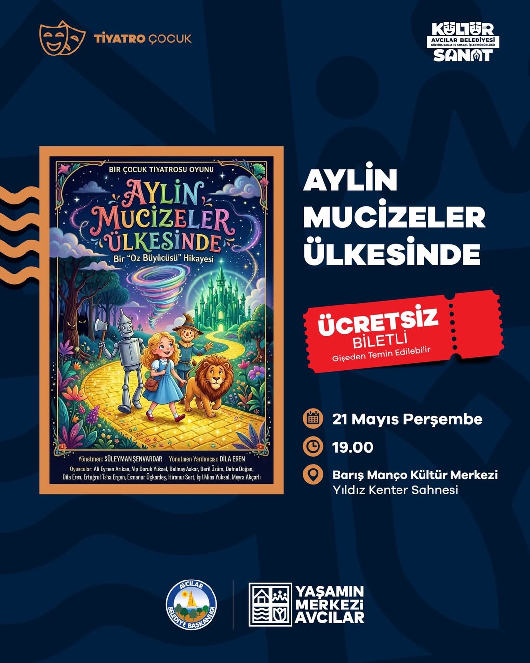 Avcılar Belediyesi- Aylin Mucizeler Ülkesinde/Çocuk Tiyatrosu