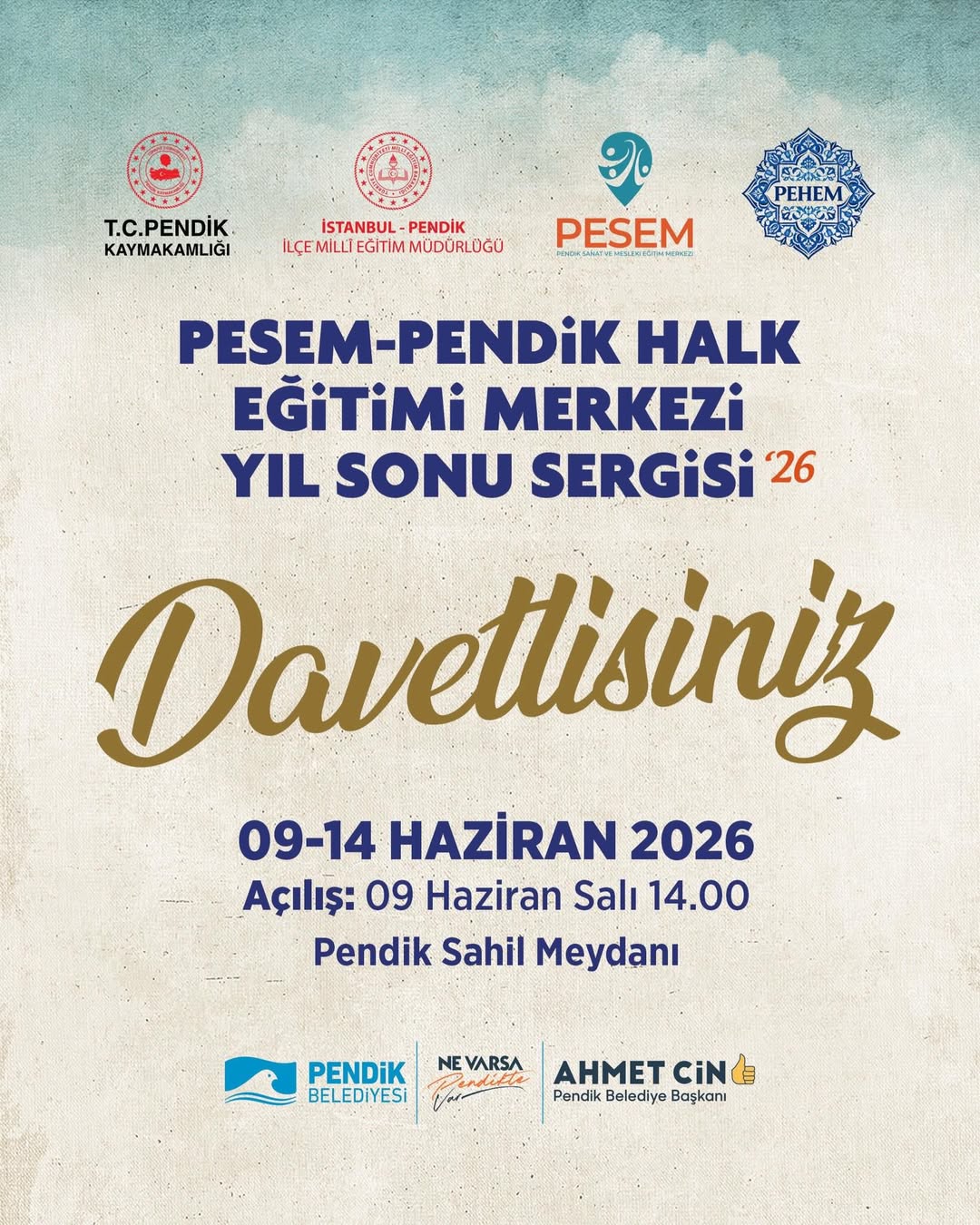 Pendik Kültür Sanat - PESEM – Pendik Halk Eğitimi Merkezi Yıl Sonu Sergisi 