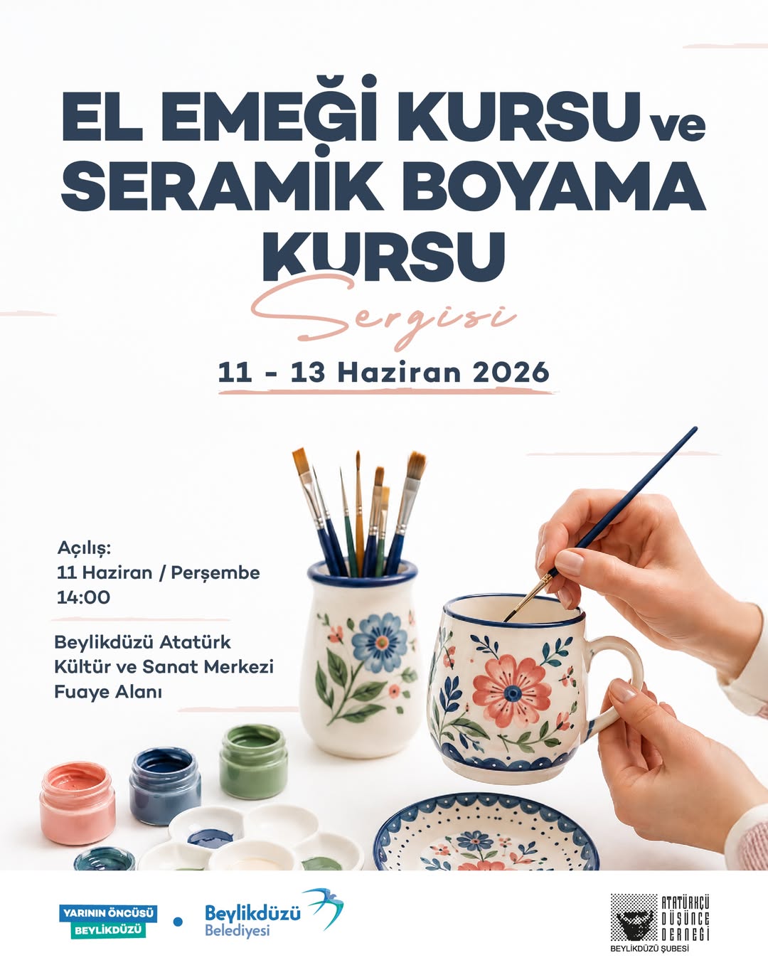 Beylikdüzü Belediyesi - El Emeği ve Seramik Boyama Kursu Sergisi
