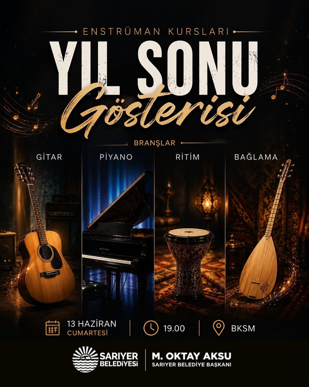 Sarıyer Kültür Sanat -  Enstrüman Kursları Yıl Sonu Gösterisi