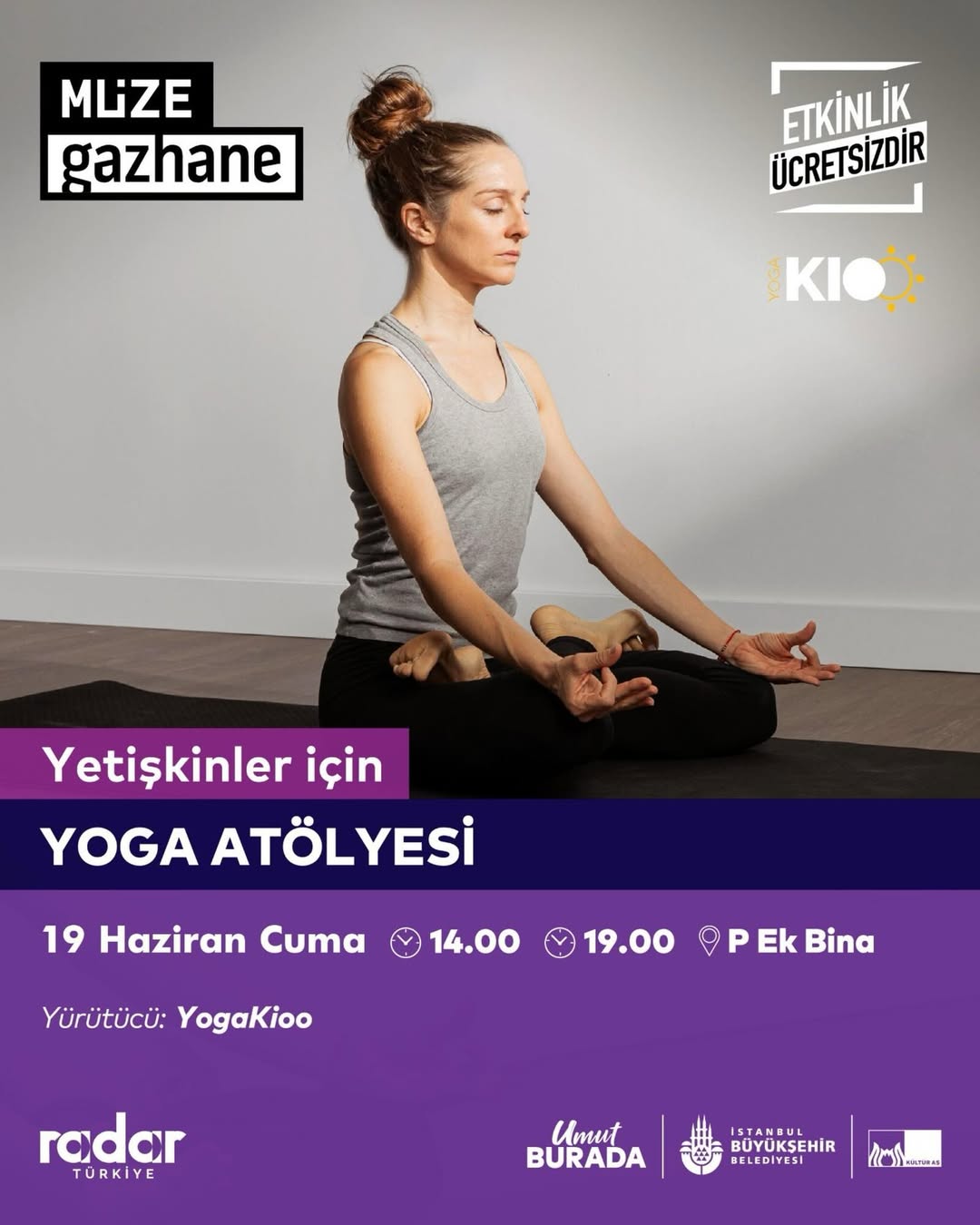 Müze Gazhane - Yetişkinler için Yoga Atölyesi 