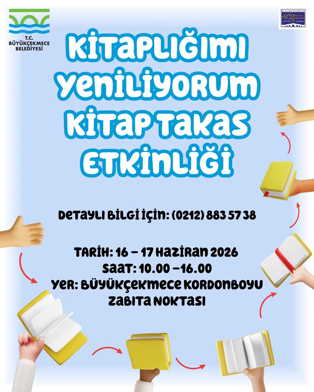 Büyükçekmece Belediyesi - Kitaplığımı Yeniliyorum: Kitap Takas Etkinliği
