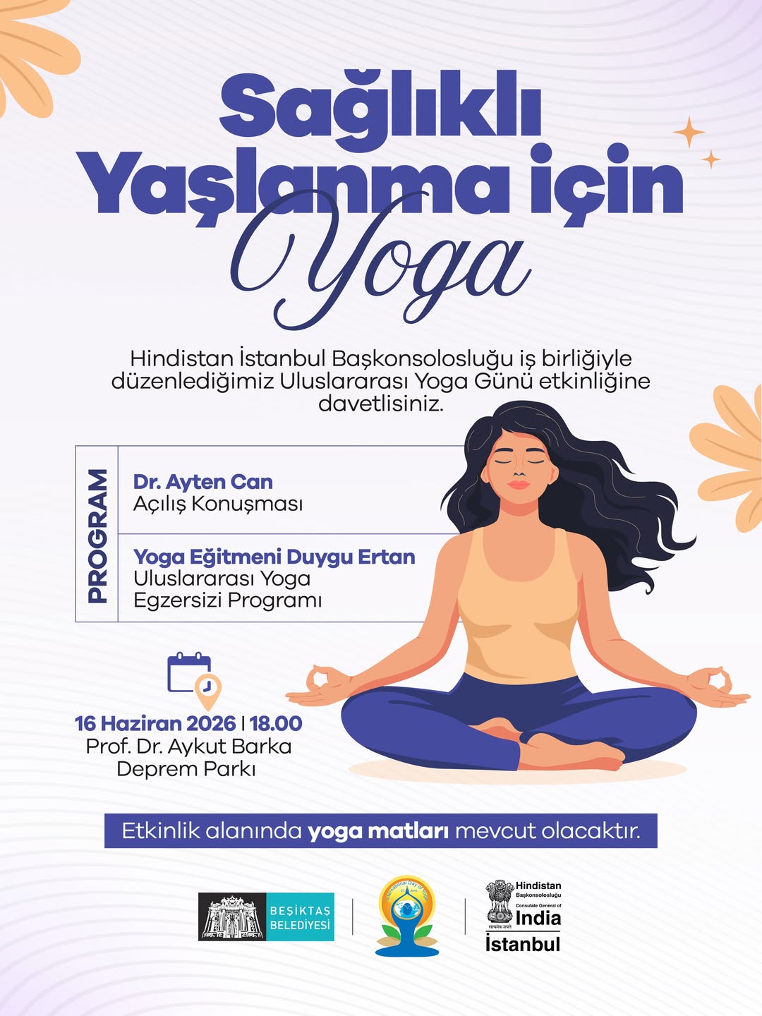 Beşiktaş Belediyesi - "Sağlıklı Yaşam için Yoga" Etkinliği
