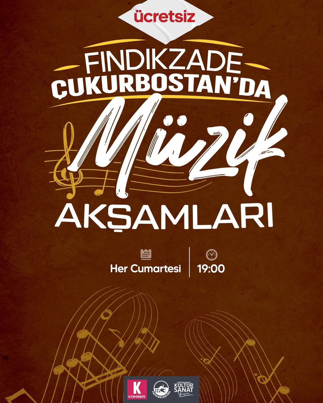 Fatih Kültür Sanat -  Fındıkzade Çukurbostan' da Müzik Akşamları 