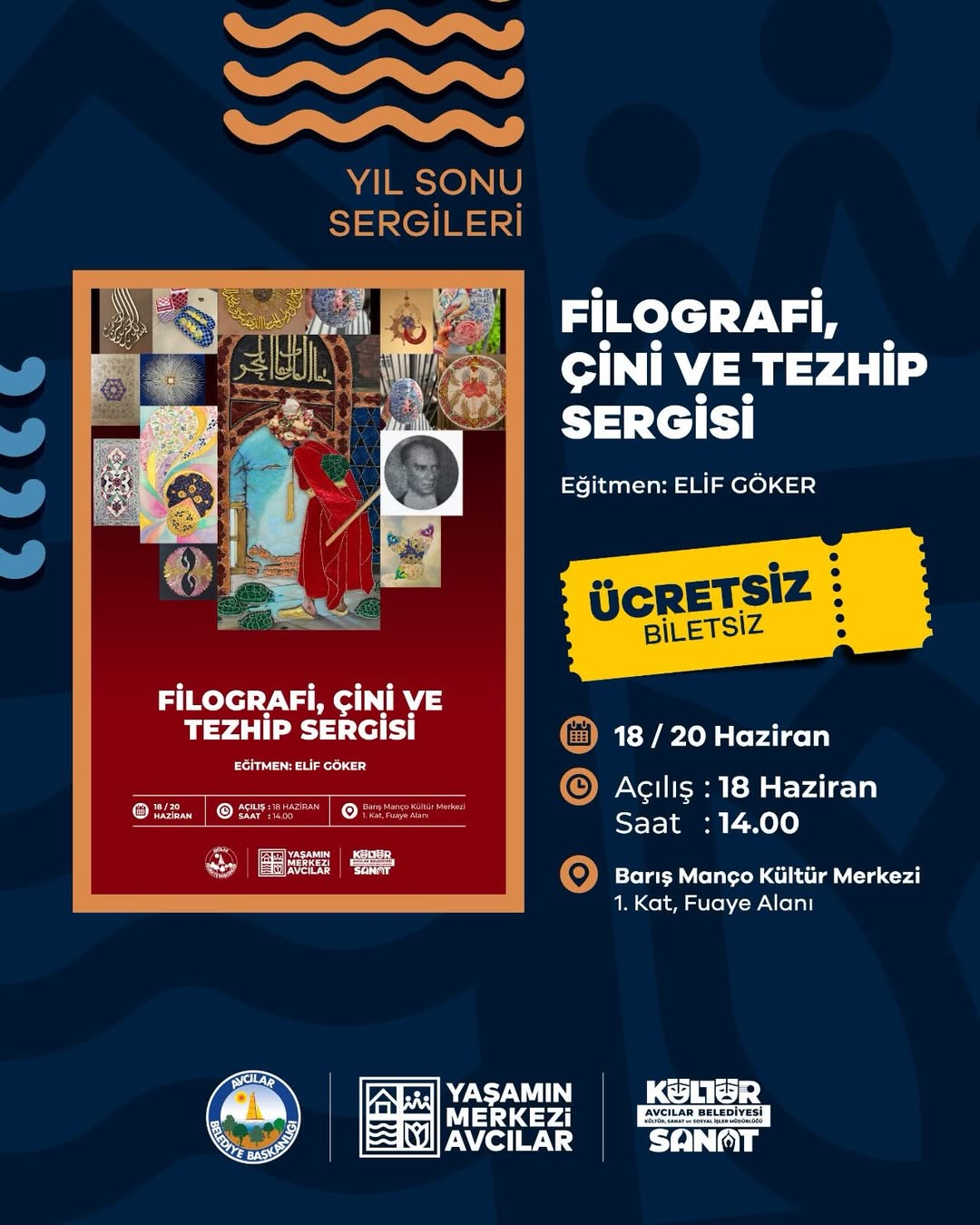Avcılar Belediyesi- Filografi, Çini ve Tezhip Sergisi
