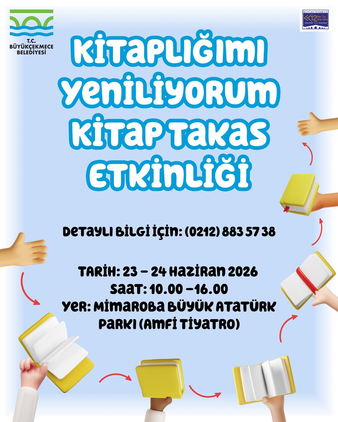 Büyükçekmece Belediyesi - Kitaplığımı Yeniliyorum: Kitap Takas Etkinliği