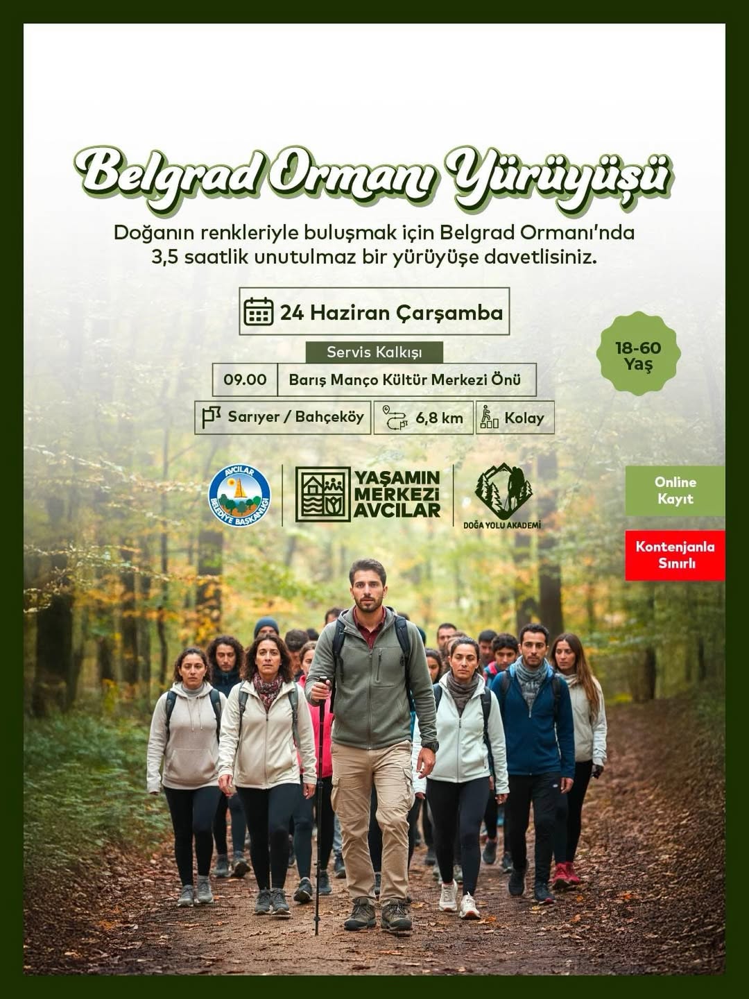 Avcılar Belediyesi- Belgrad Orman Yürüyüşü