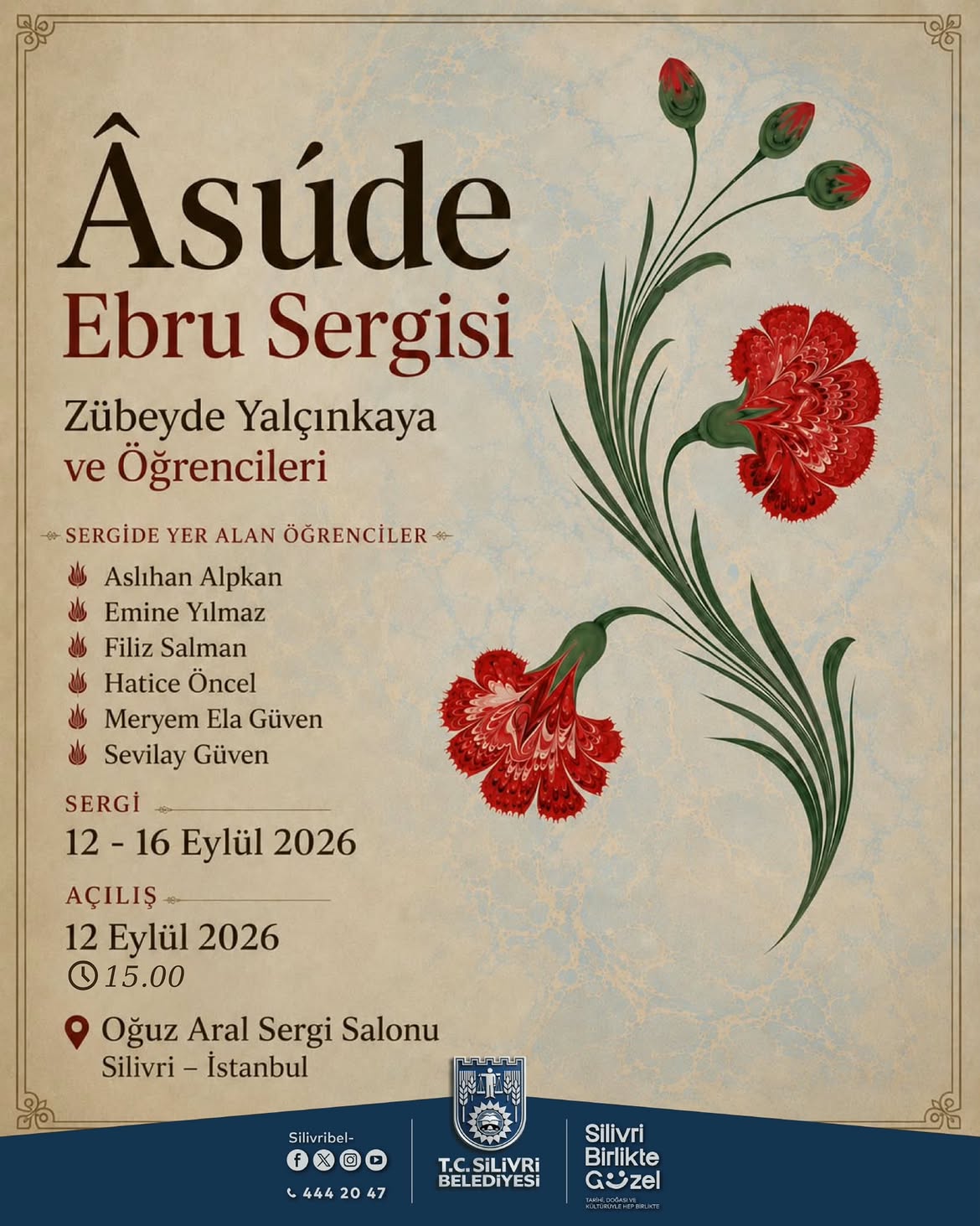 Silivri Kültür Sanat - Asude Ebru Sergisi