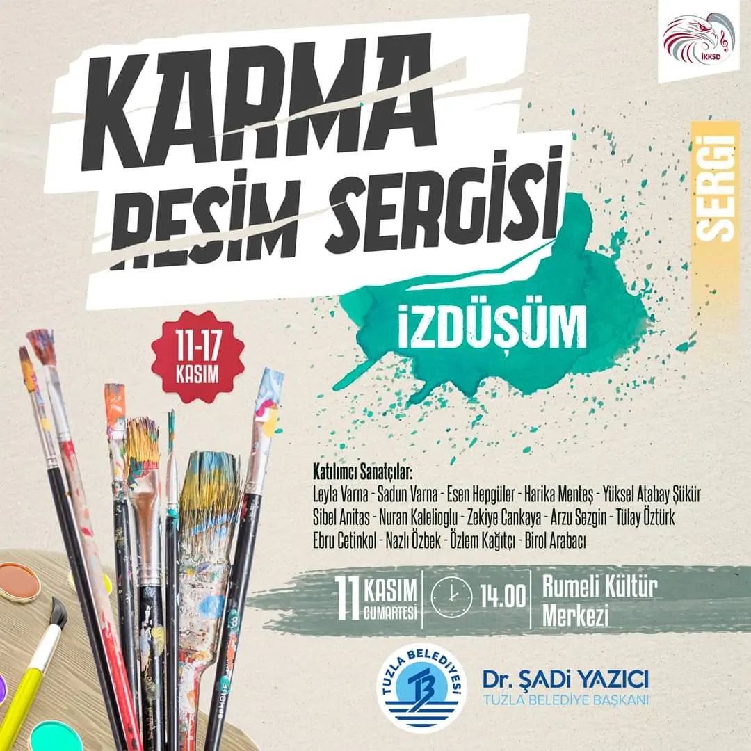 Tuzla Belediyesi -'İzdüşüm' Karma Resim Sergisi