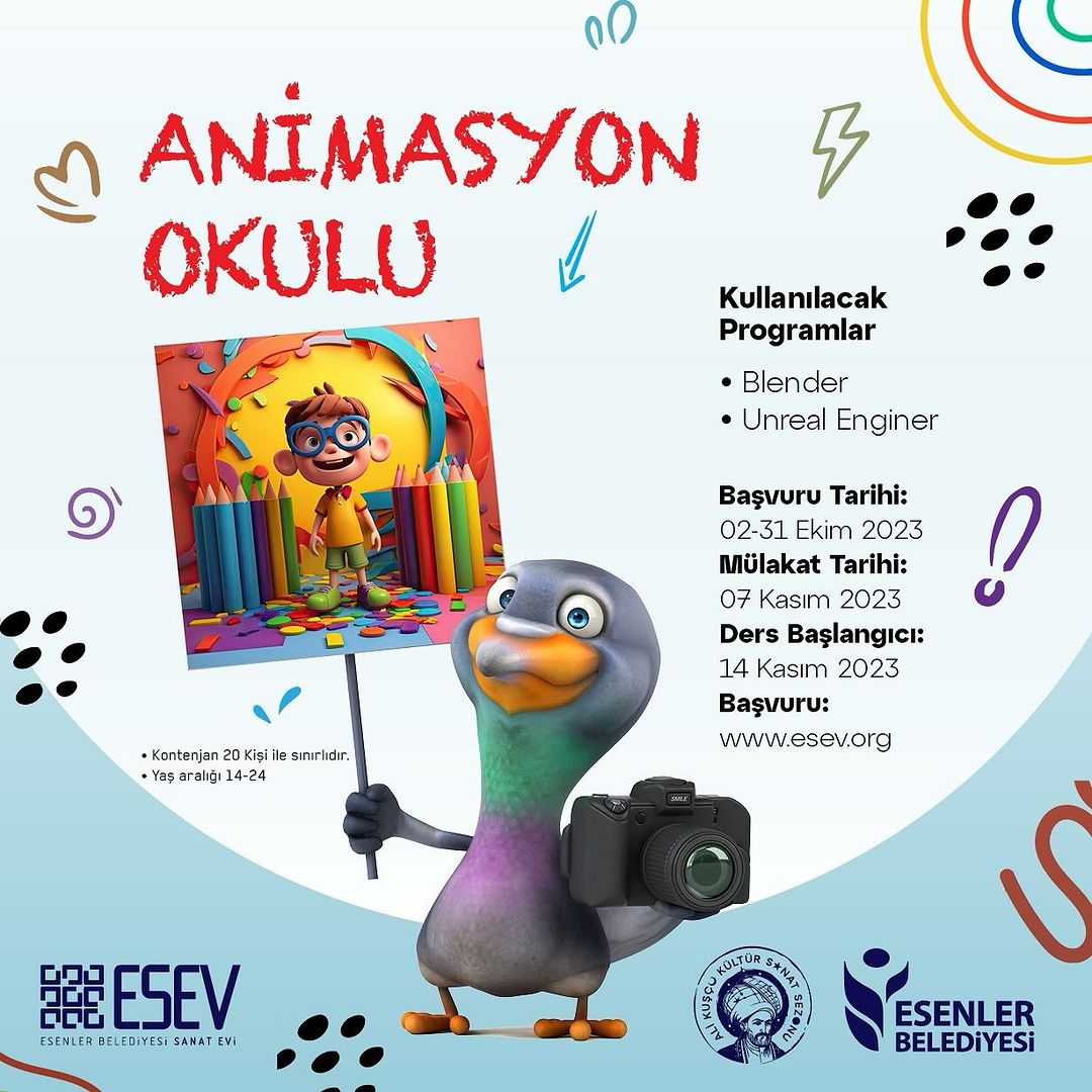 Esenler Belediyesi - Animasyon Okulu