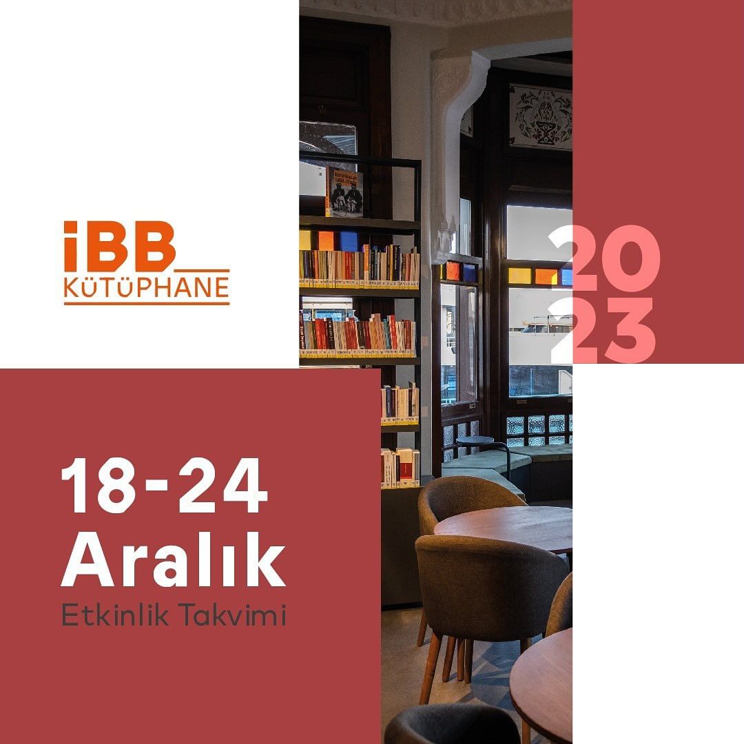 İBB Kütüphane - 18-24 Aralık Etkinlik Takvimi