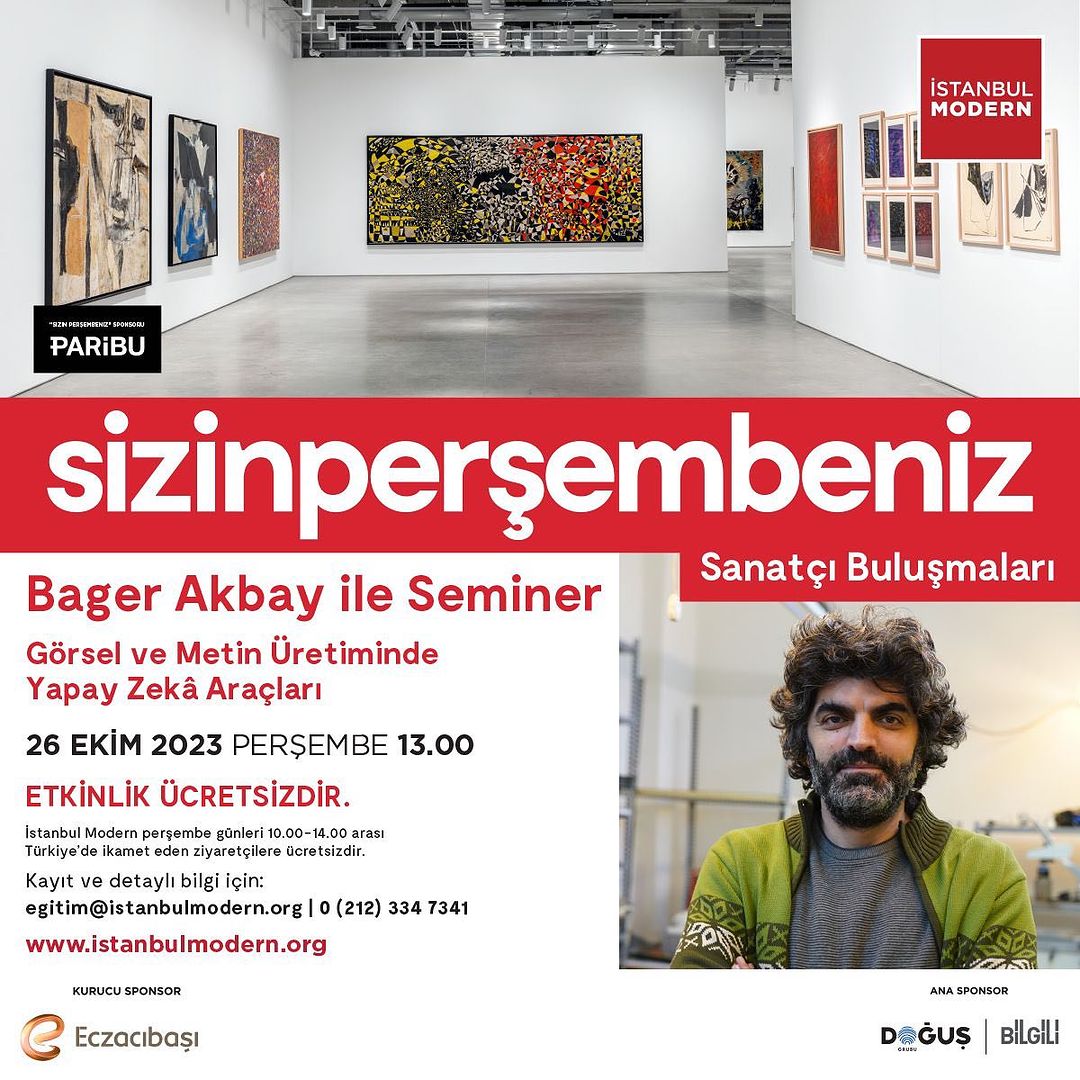 İstanbul Modern - Bager Akbay ile Seminer