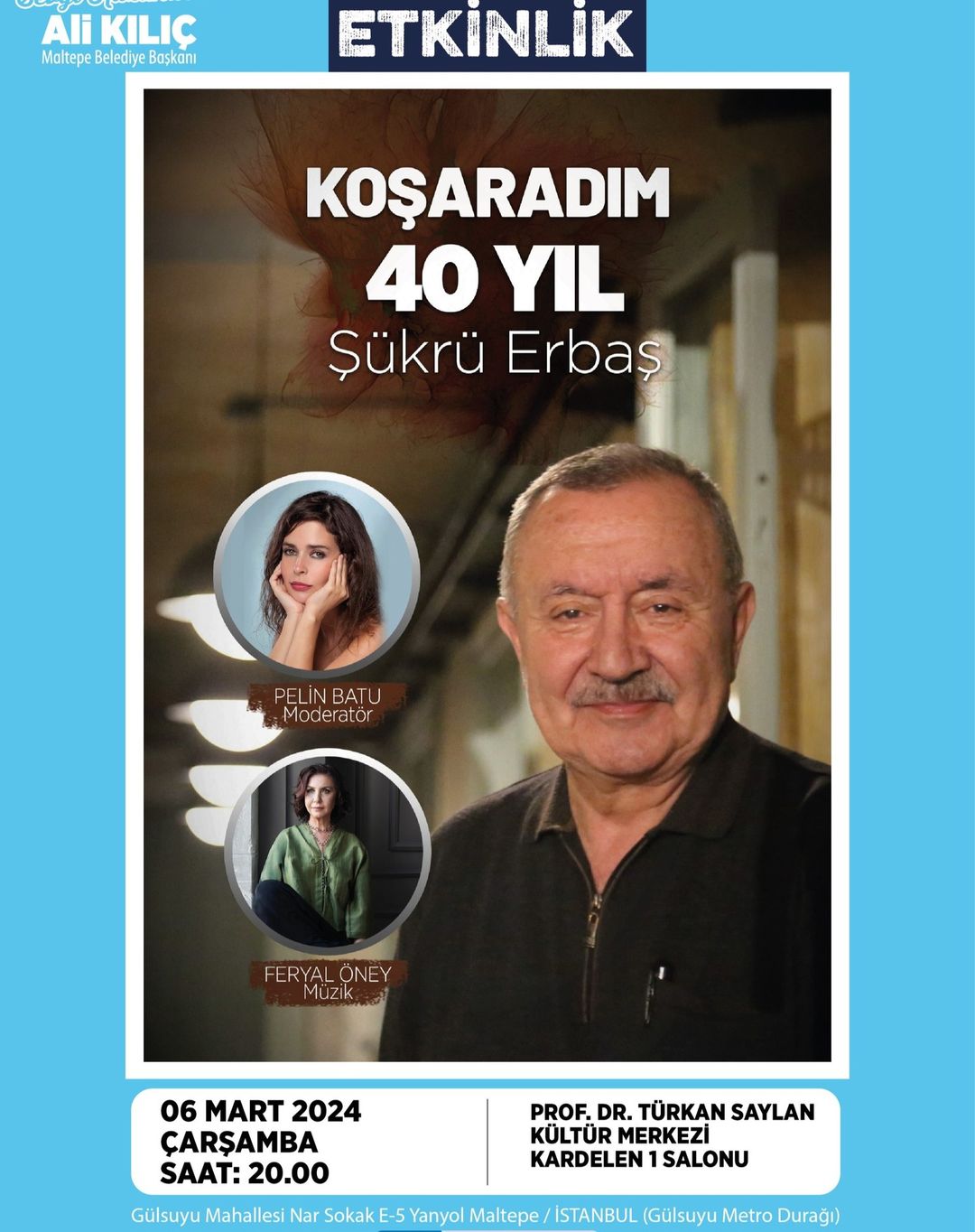 Maltepe Belediyesi - Koşaradım 40. Yıl: Şükrü Erbaş 